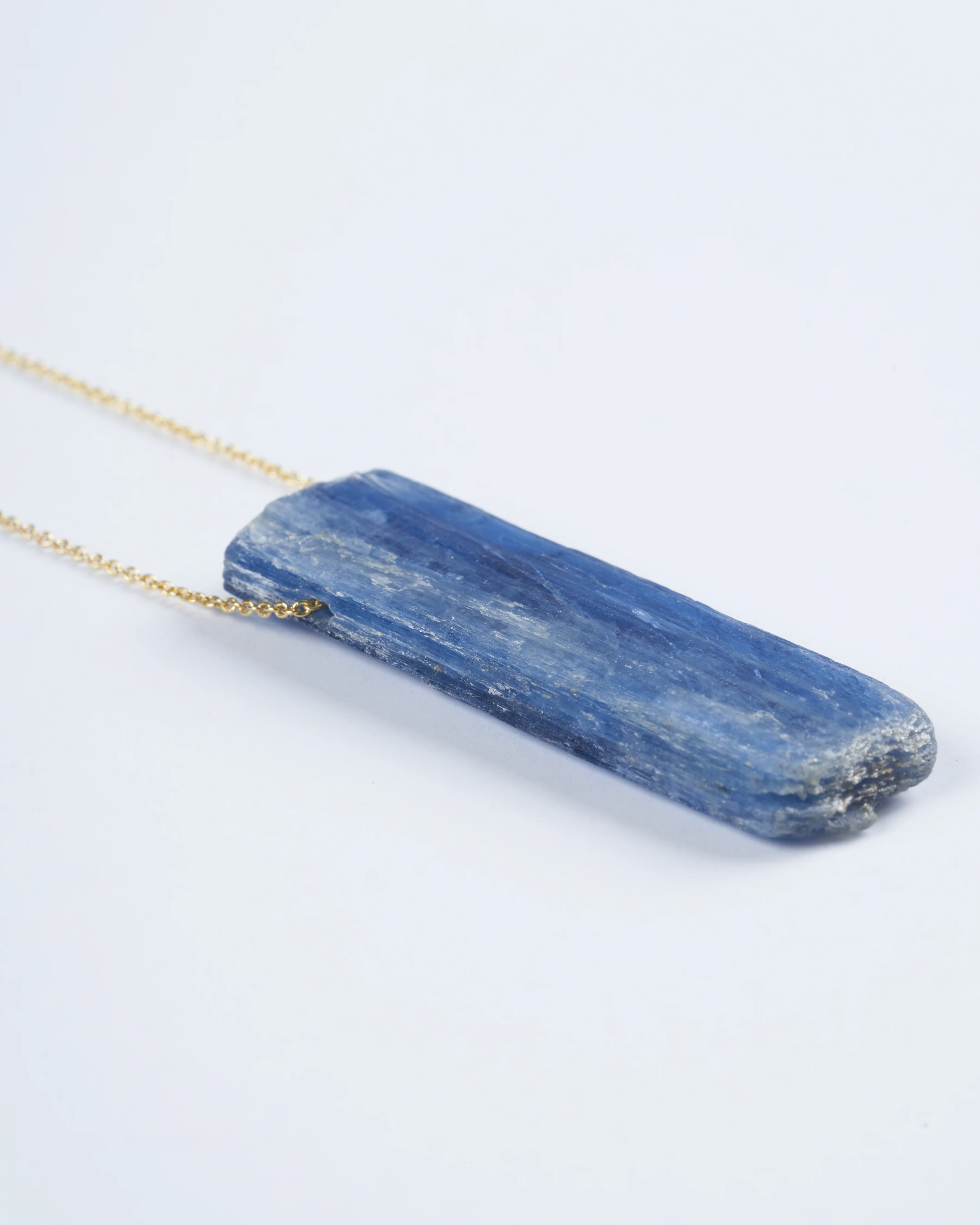kyanite 14k gold chain necklace - Image 2