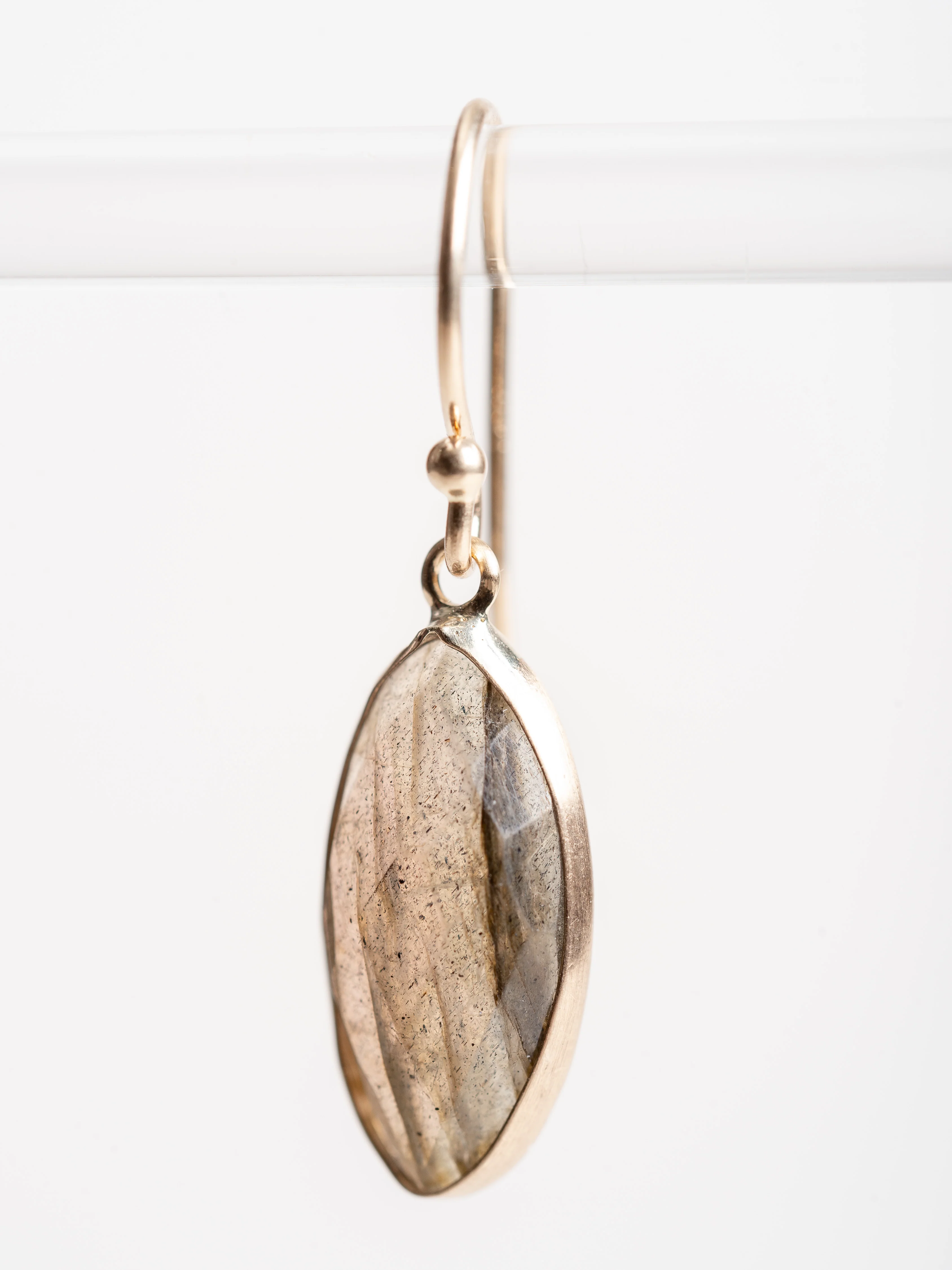 labradorite marquis earrings - Image 2