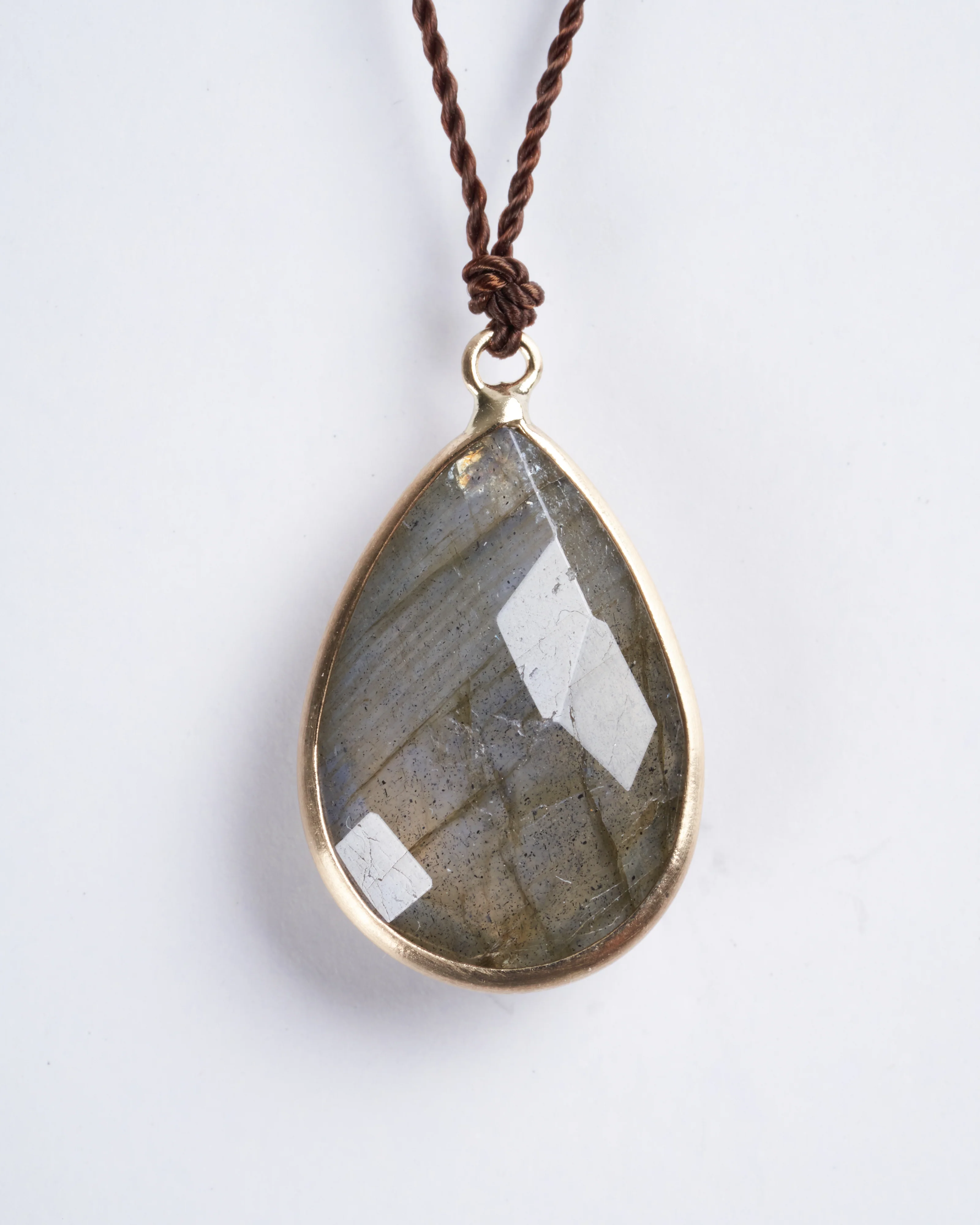 labradorite 14k yg - blue - Image 3