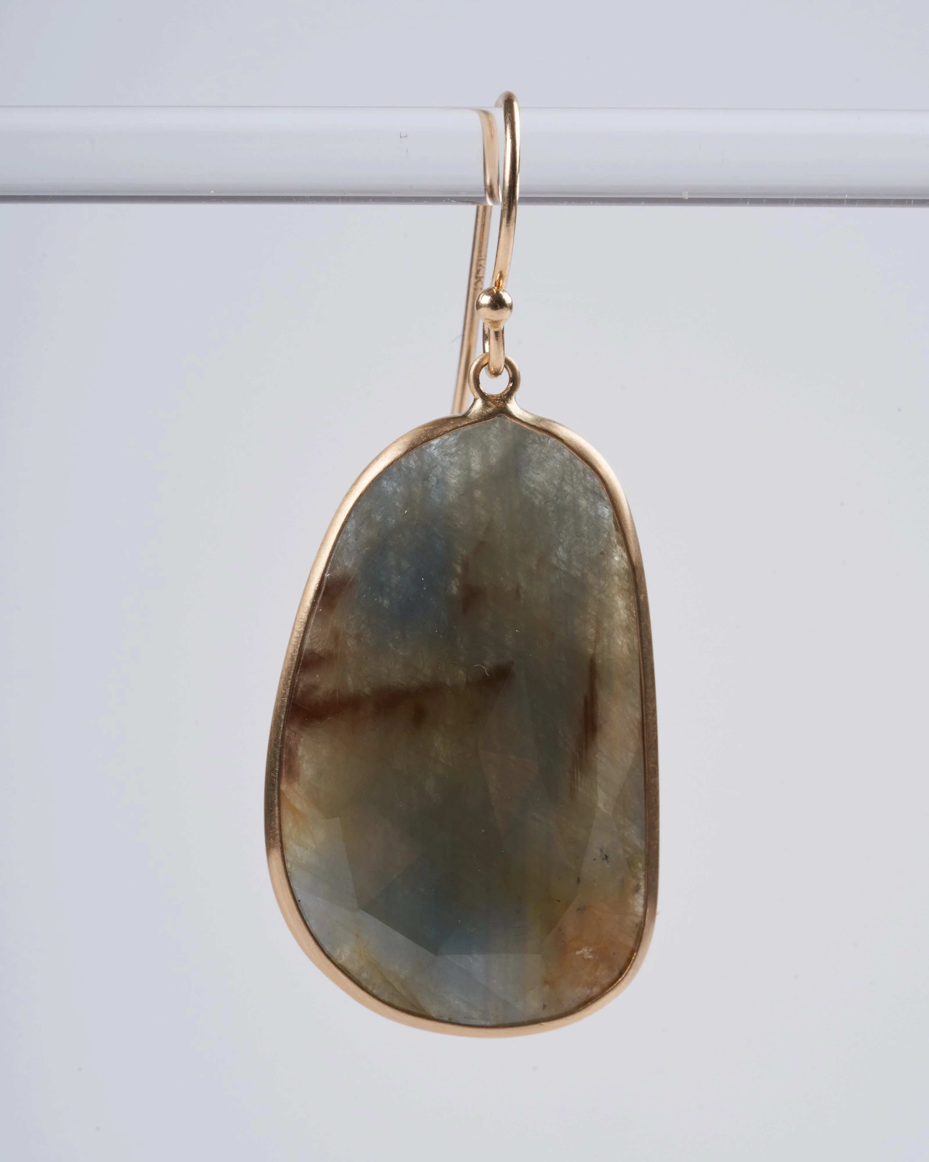 large green sapphire earrings - Image 3