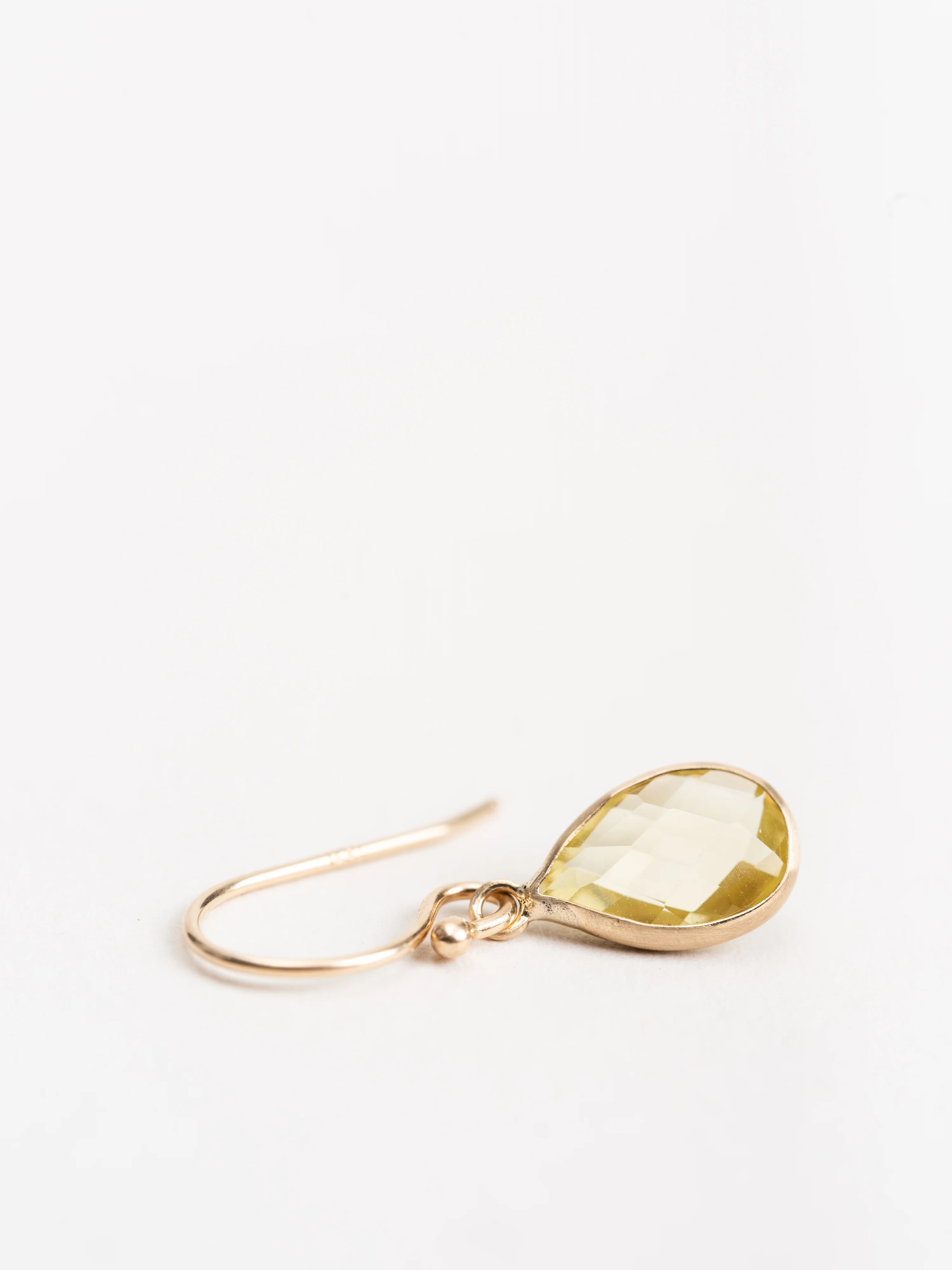 lemon quartz earrings - Image 2