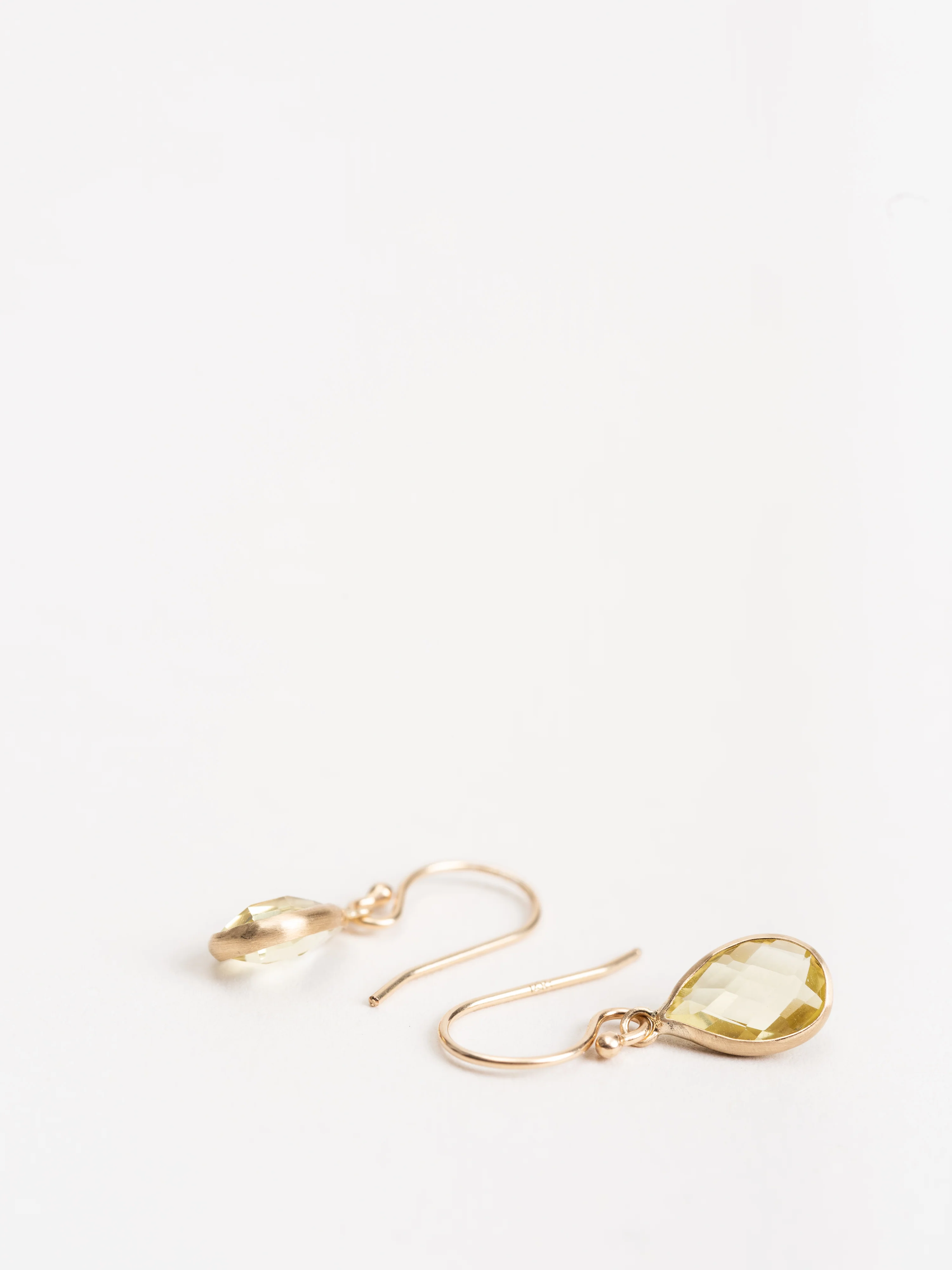 lemon quartz earrings - Image 3