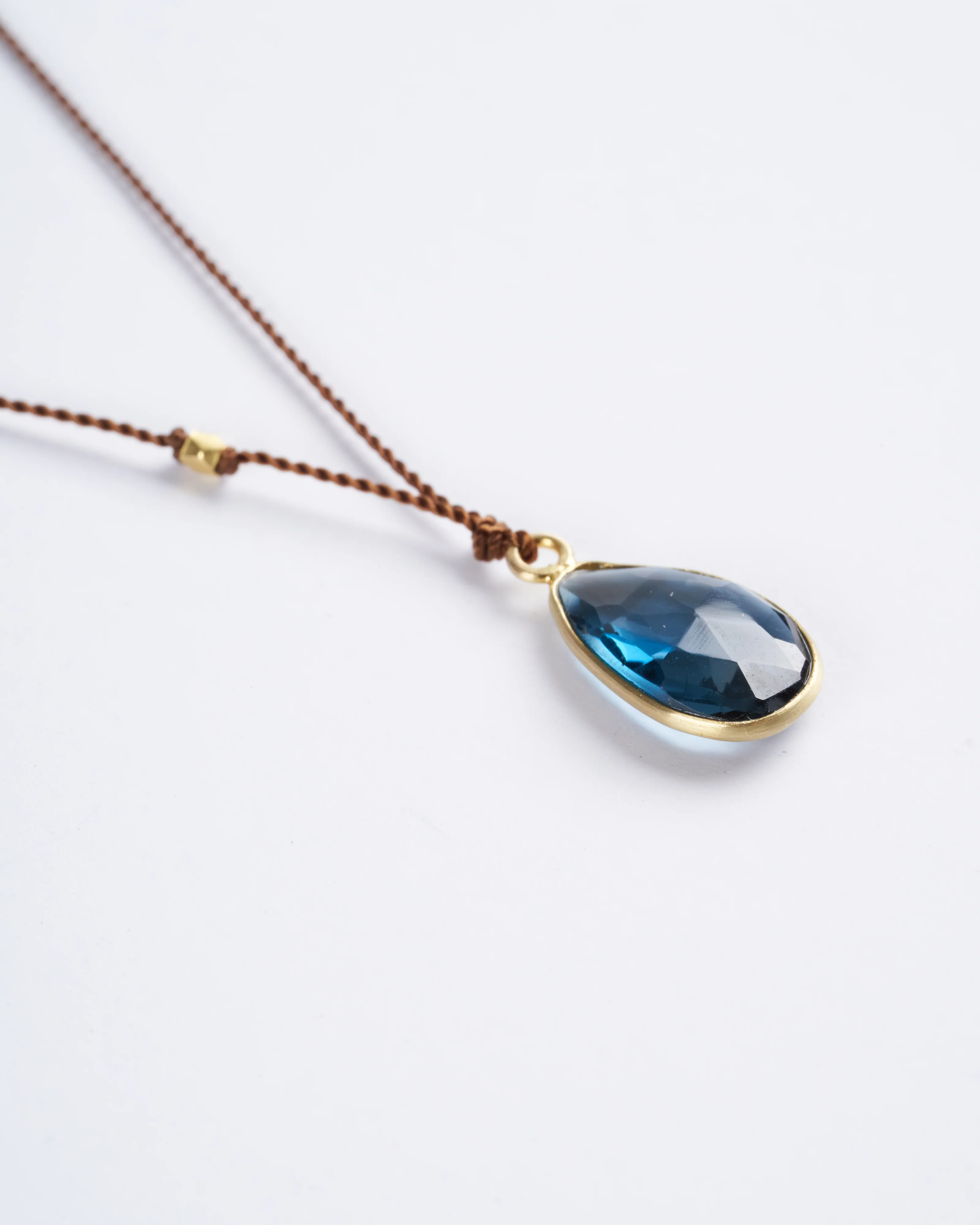 london blue topaz 18k yg - blue - Image 2