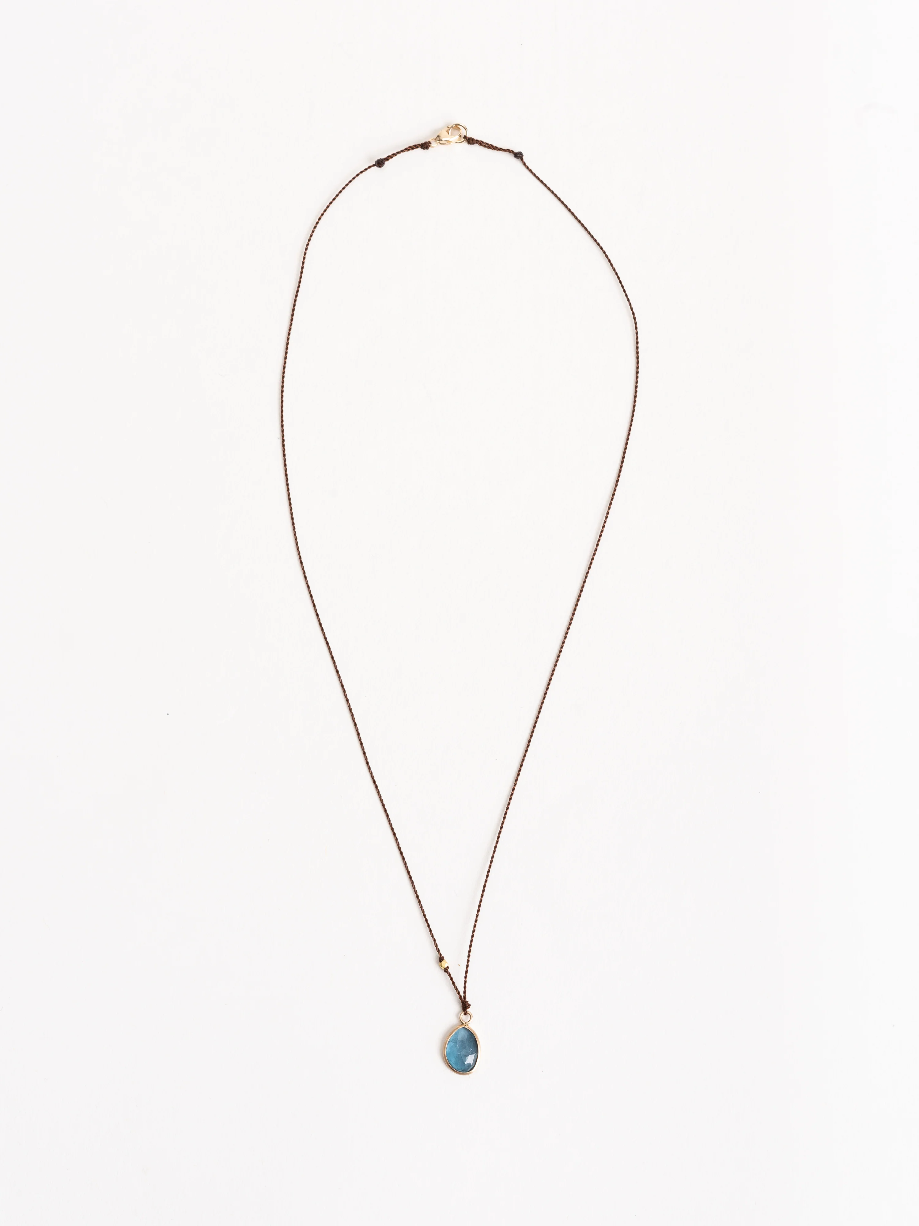 london blue topaz necklace