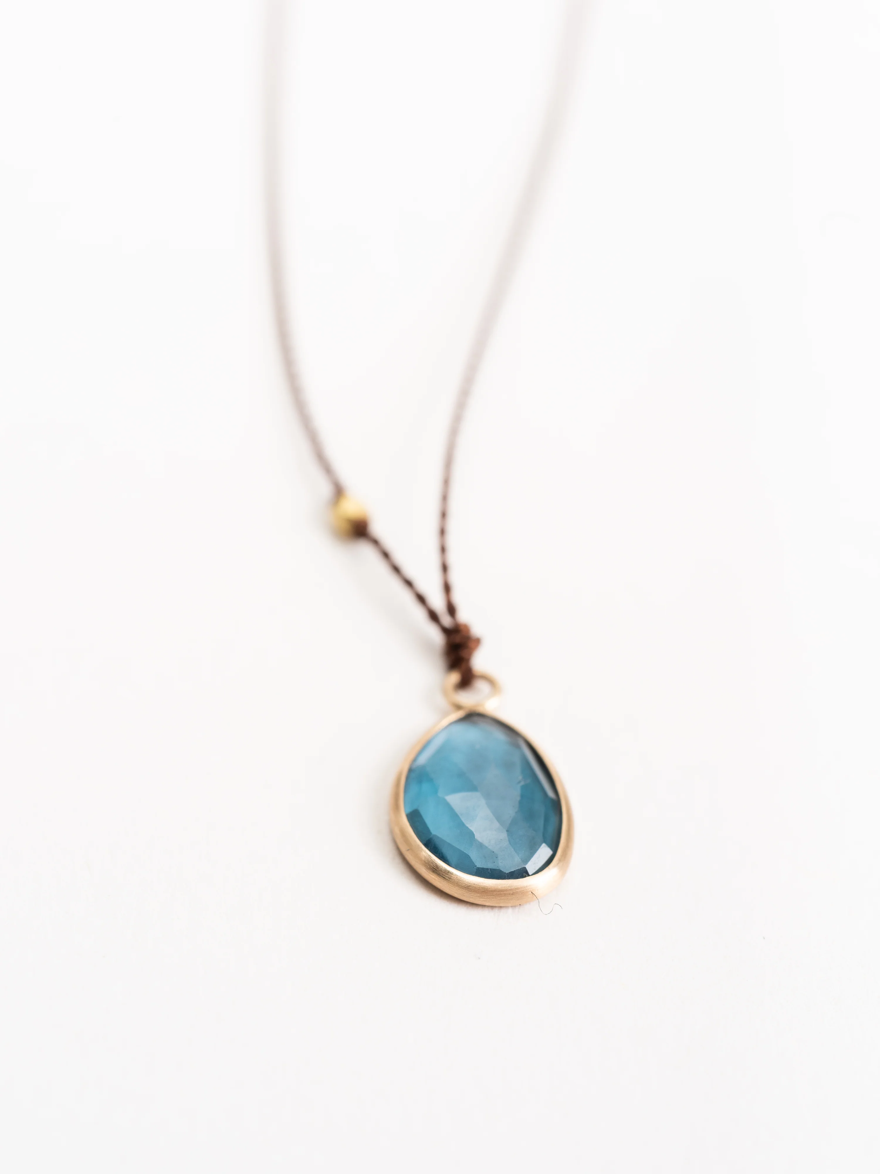 london blue topaz necklace - Image 2