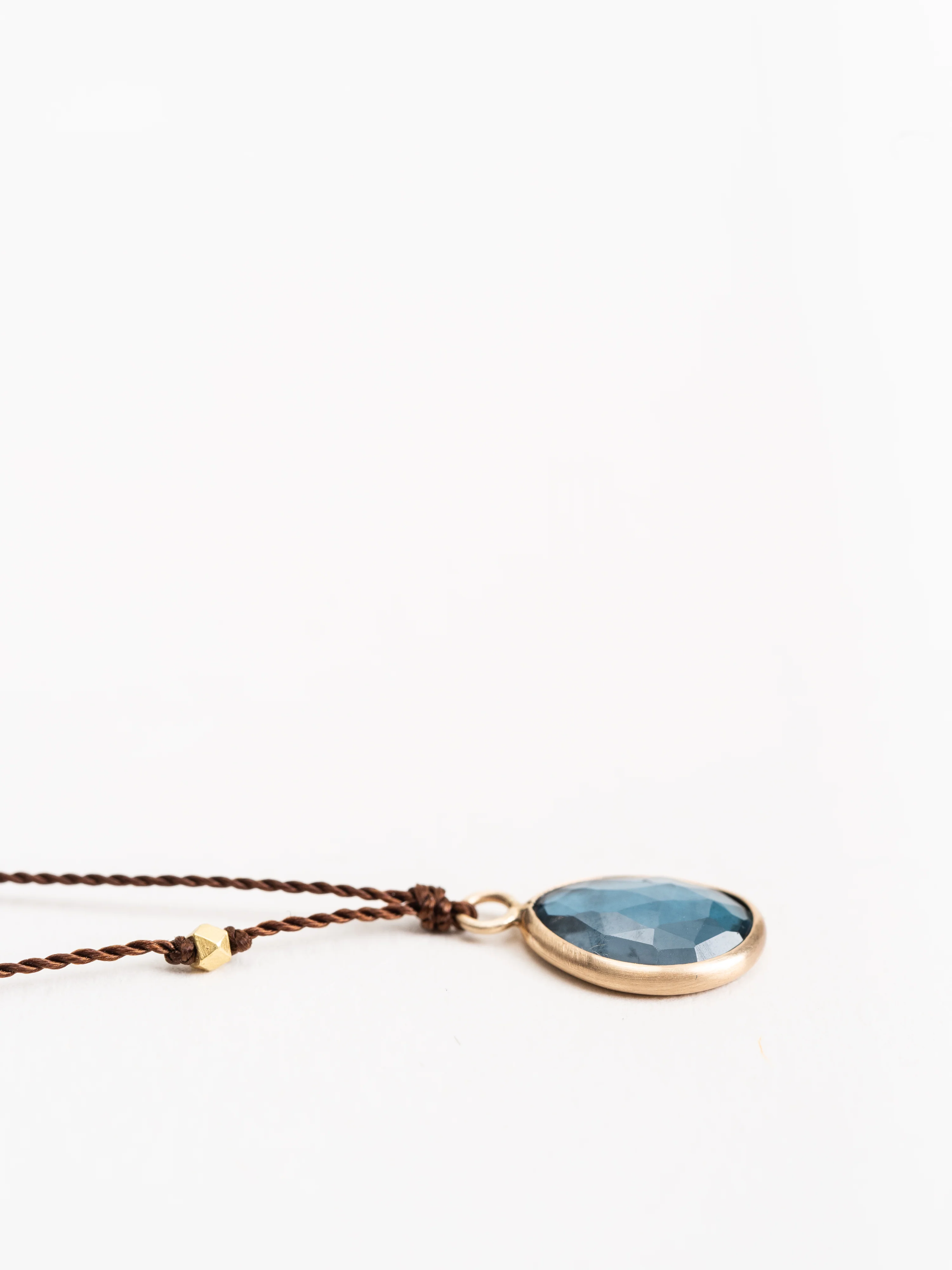 london blue topaz necklace - Image 3