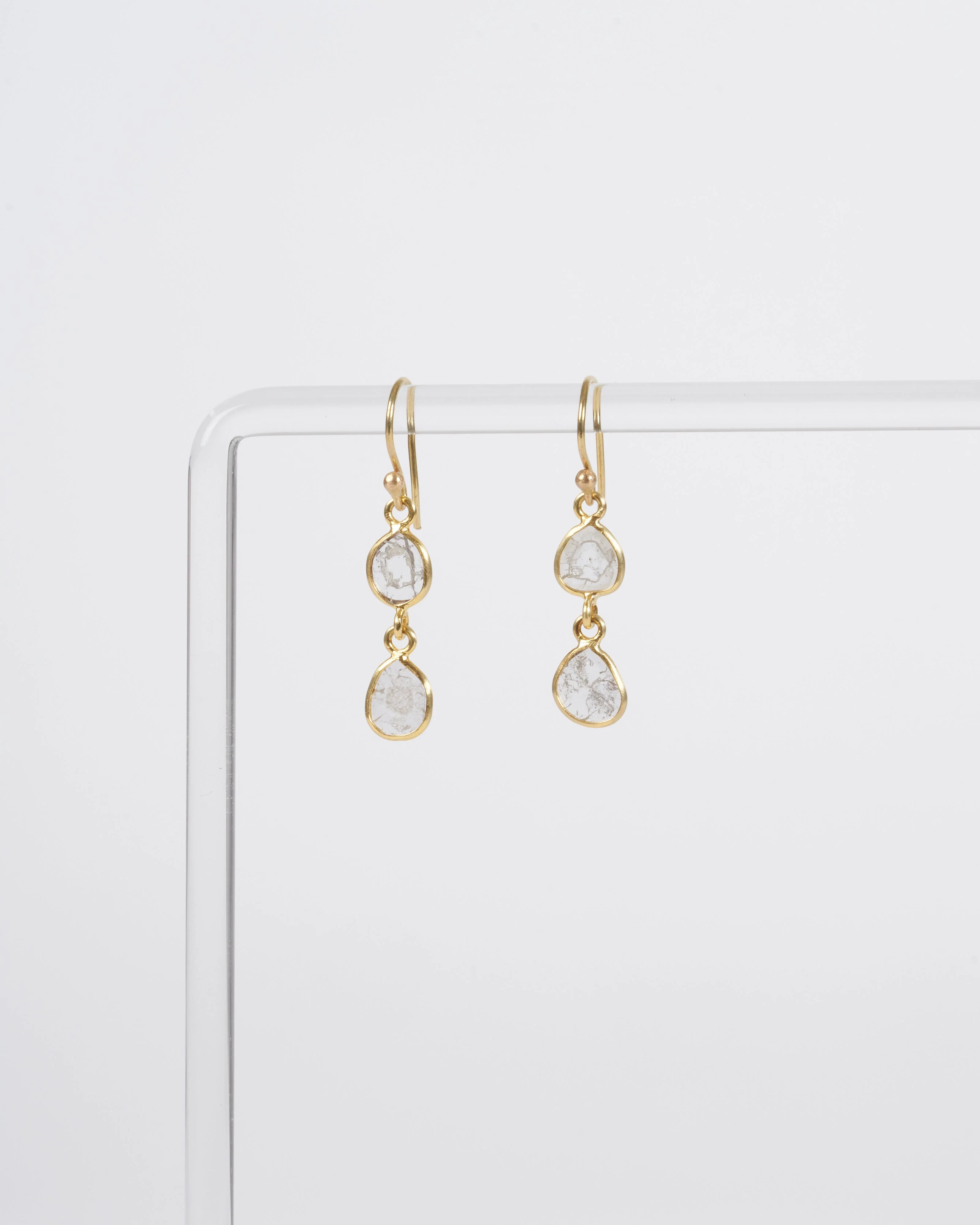 two drop diamond slice - clear - Image 2