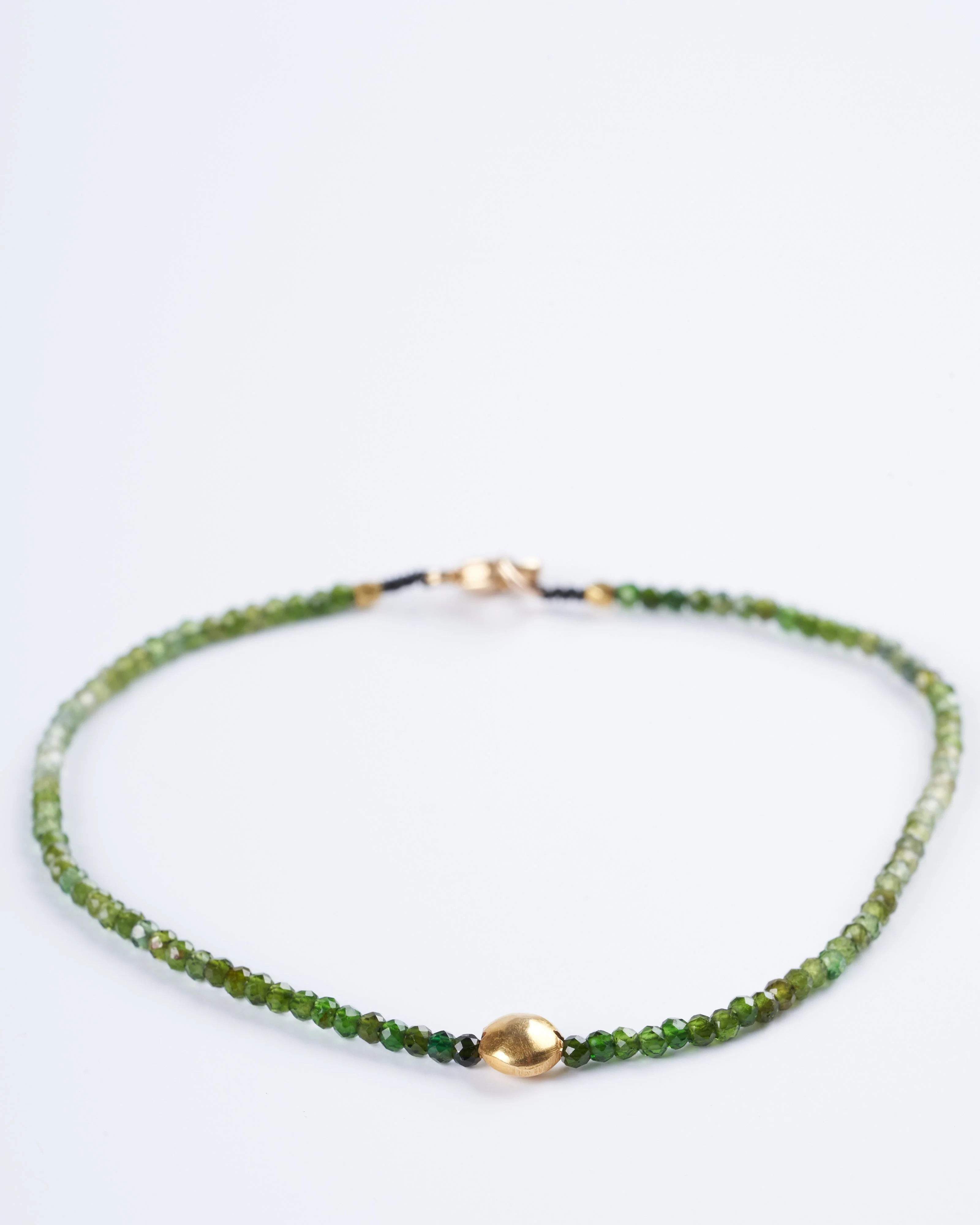 ombre green tourmaline bracelet - Image 2