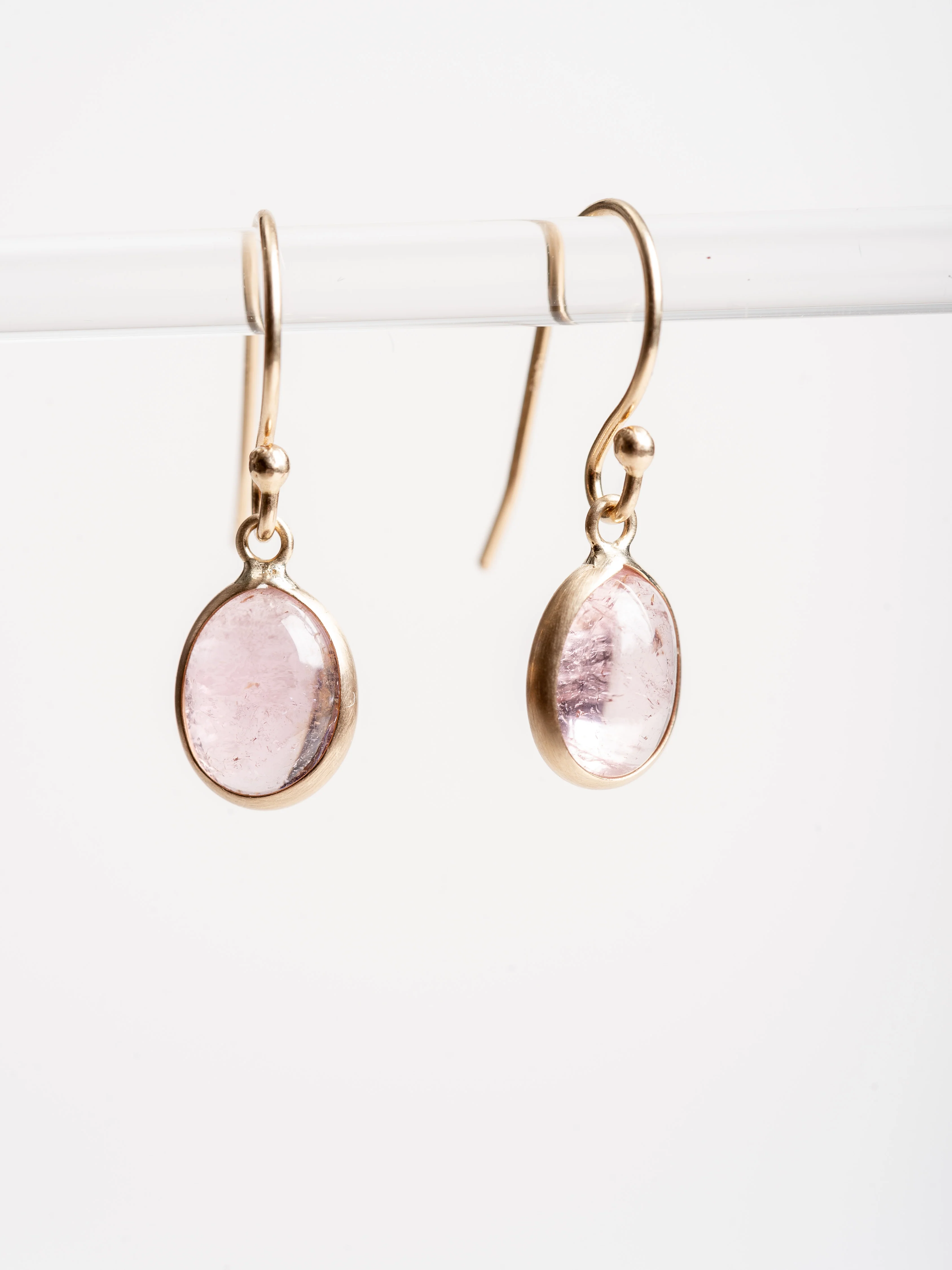 pink tourmaline earring - Image 3