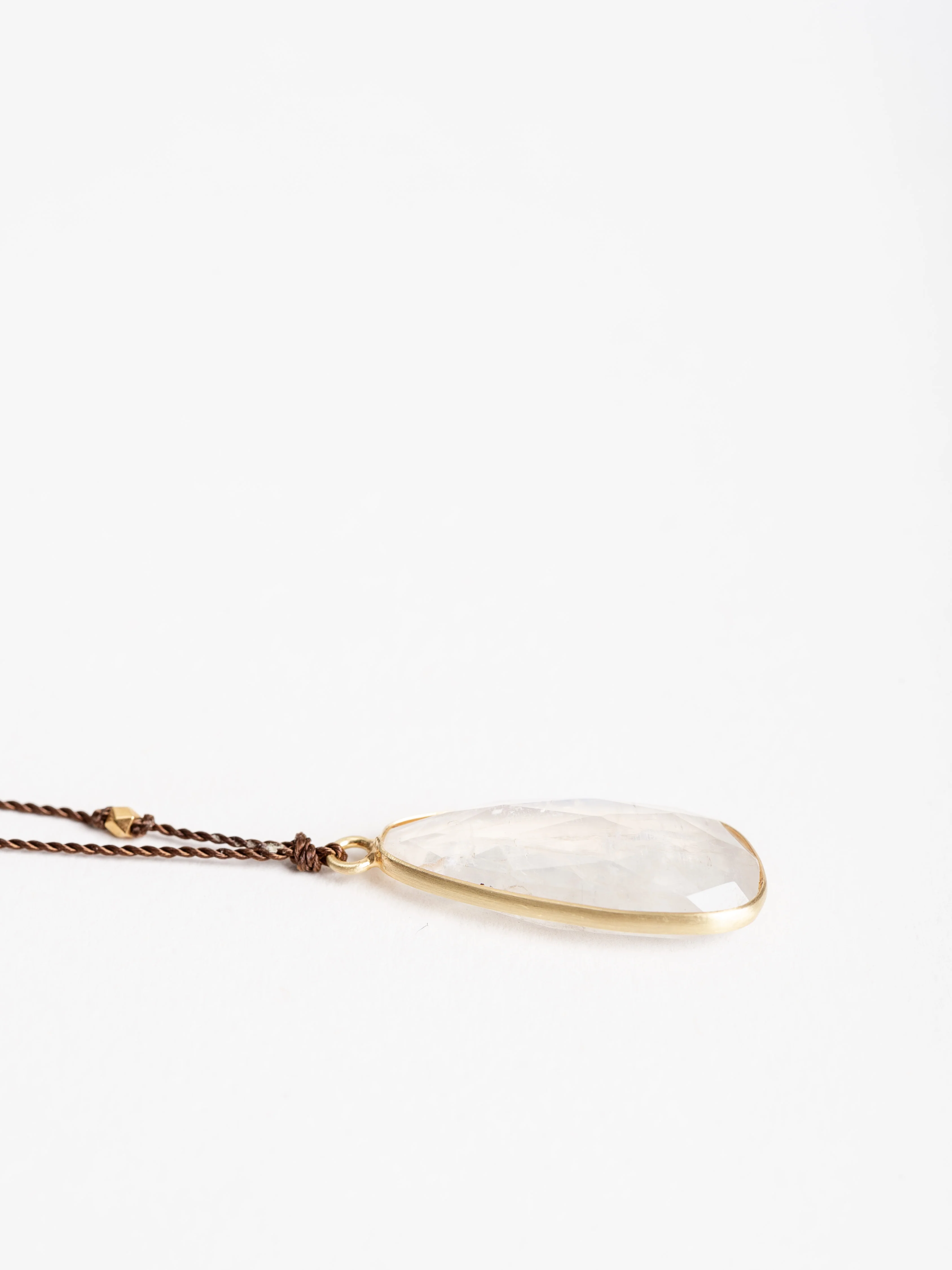 rainbow moonstone pendant necklace - Image 2