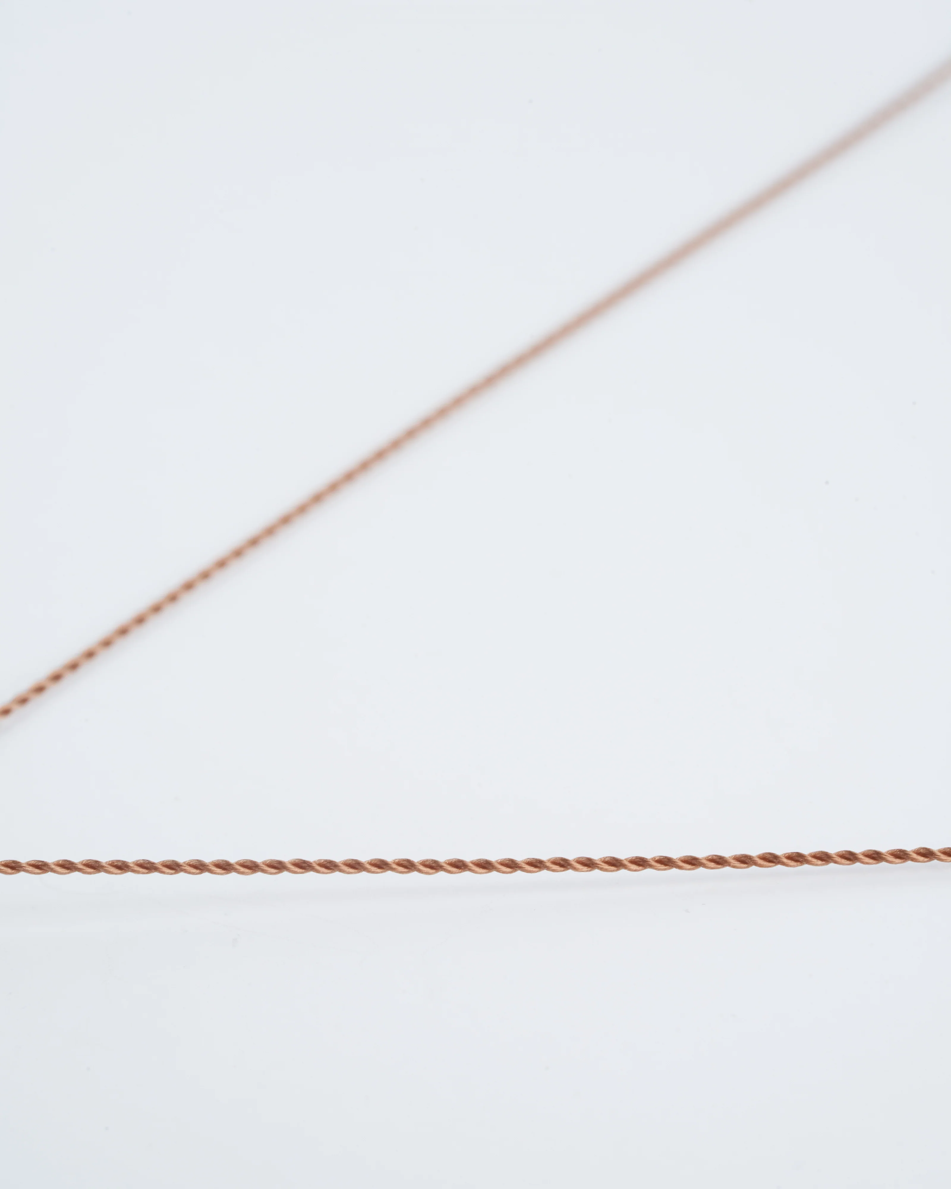ruby necklace with 18k gold bead - pink - Image 3