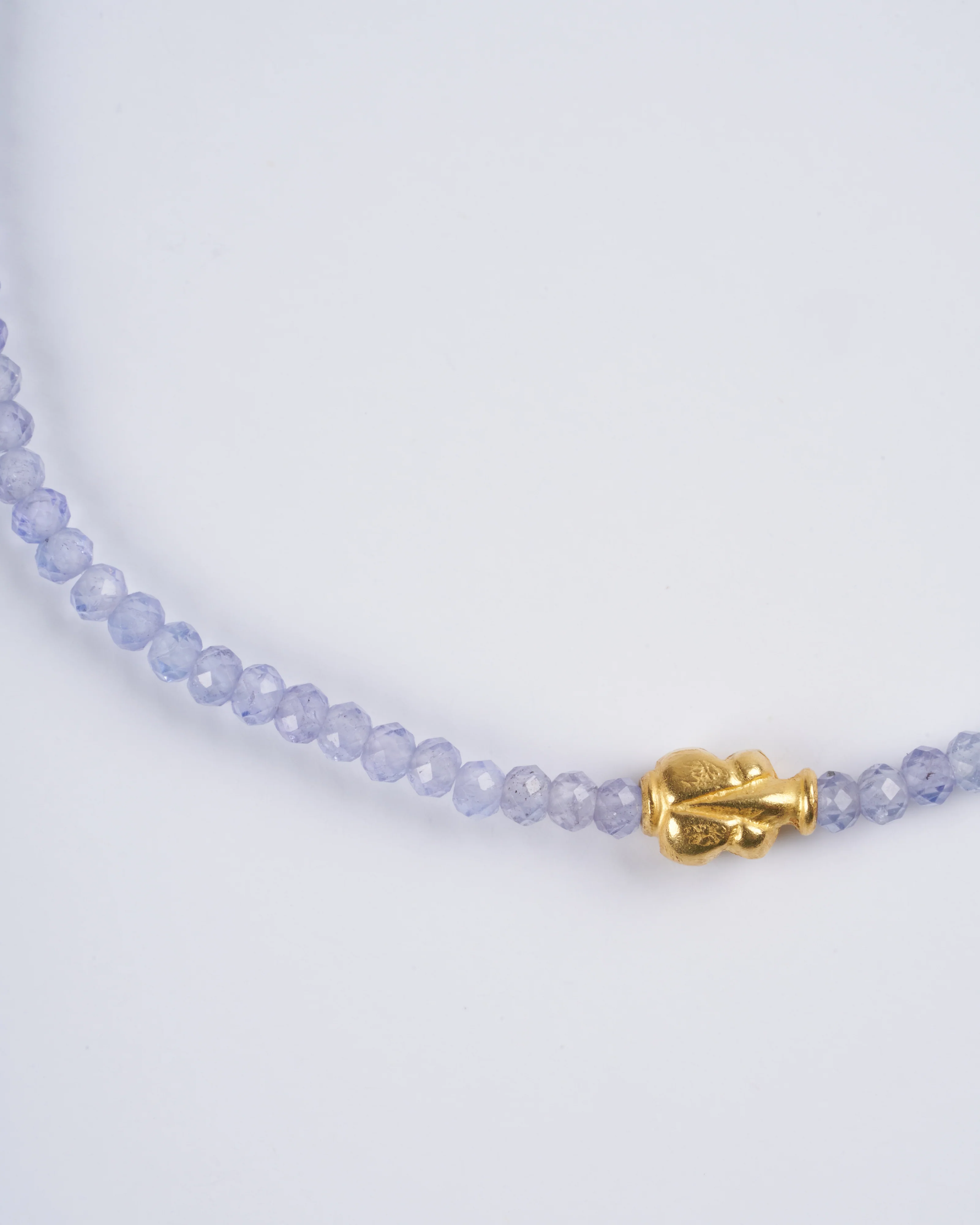 tanzanite and lotus beaded bracelet - multi - Image 3