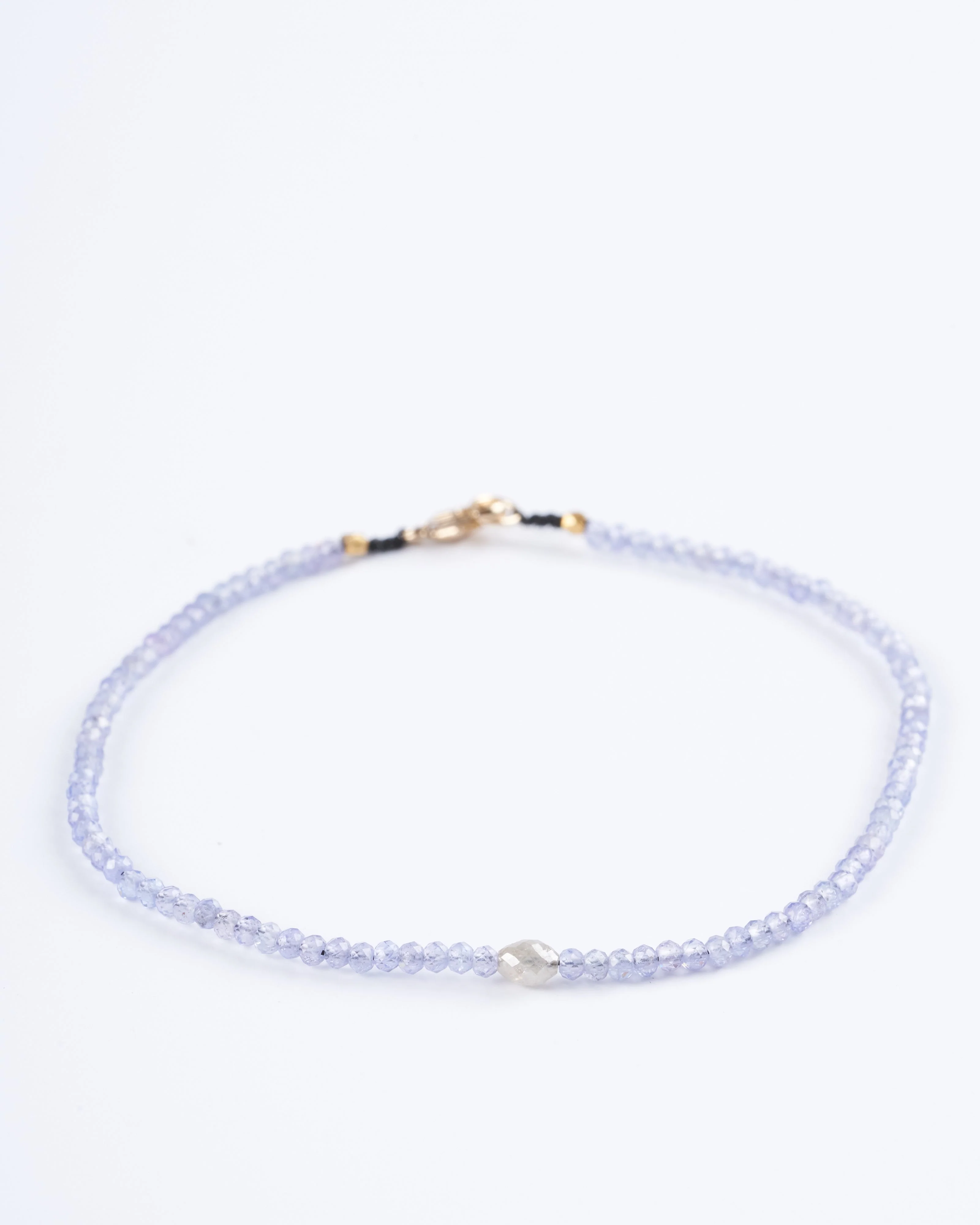 tanzanite and grey diamond bracelet - Image 2