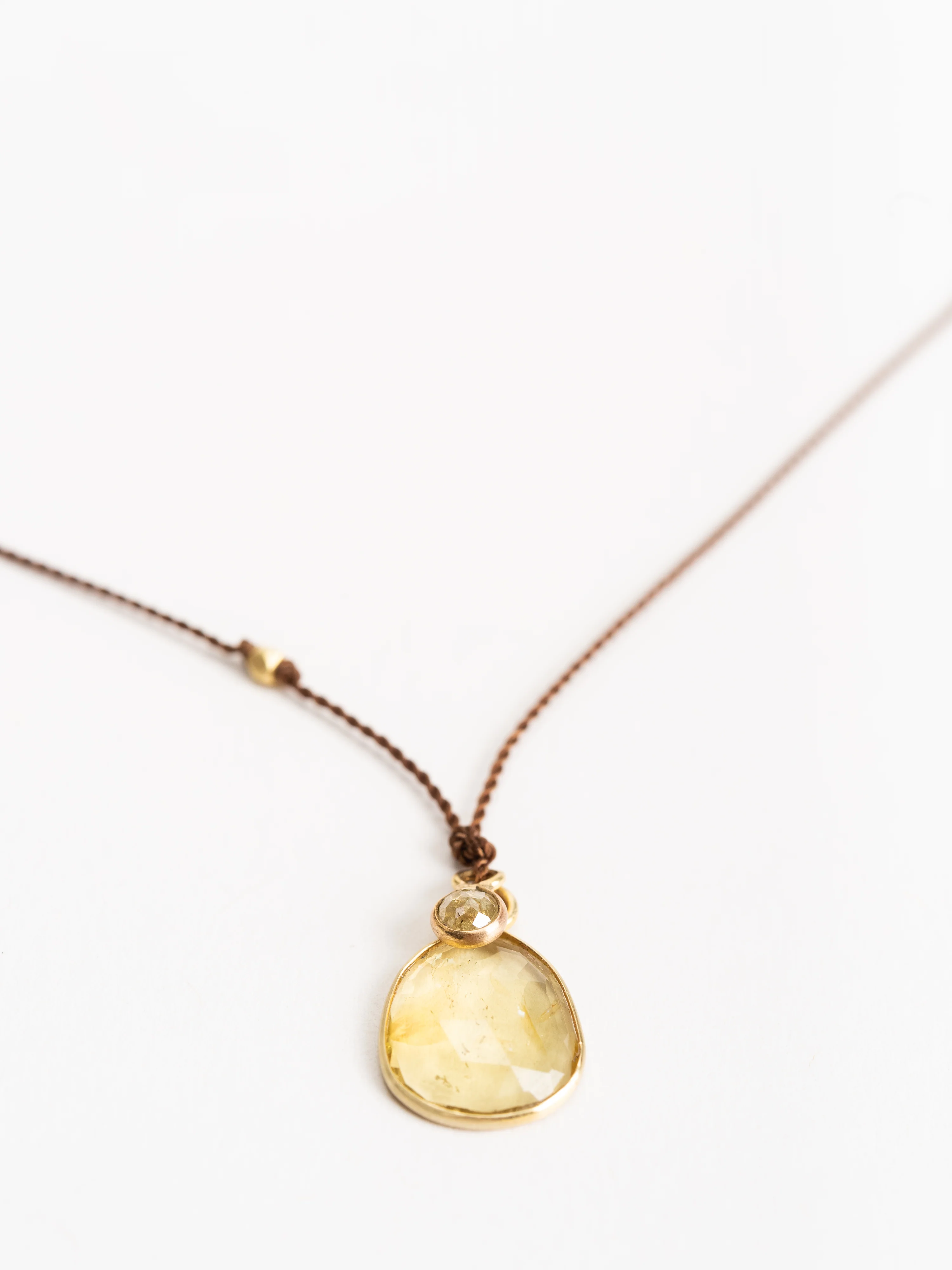 tourmaline + diamond necklace - Image 2