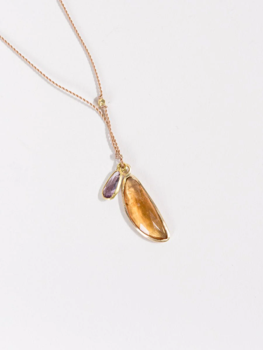 tourmaline and sapphire necklace