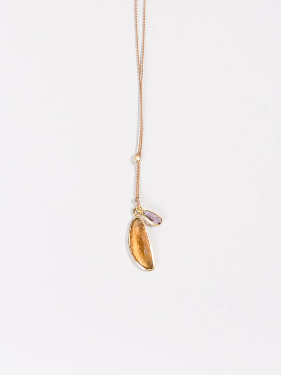 tourmaline and sapphire necklace - Image 3