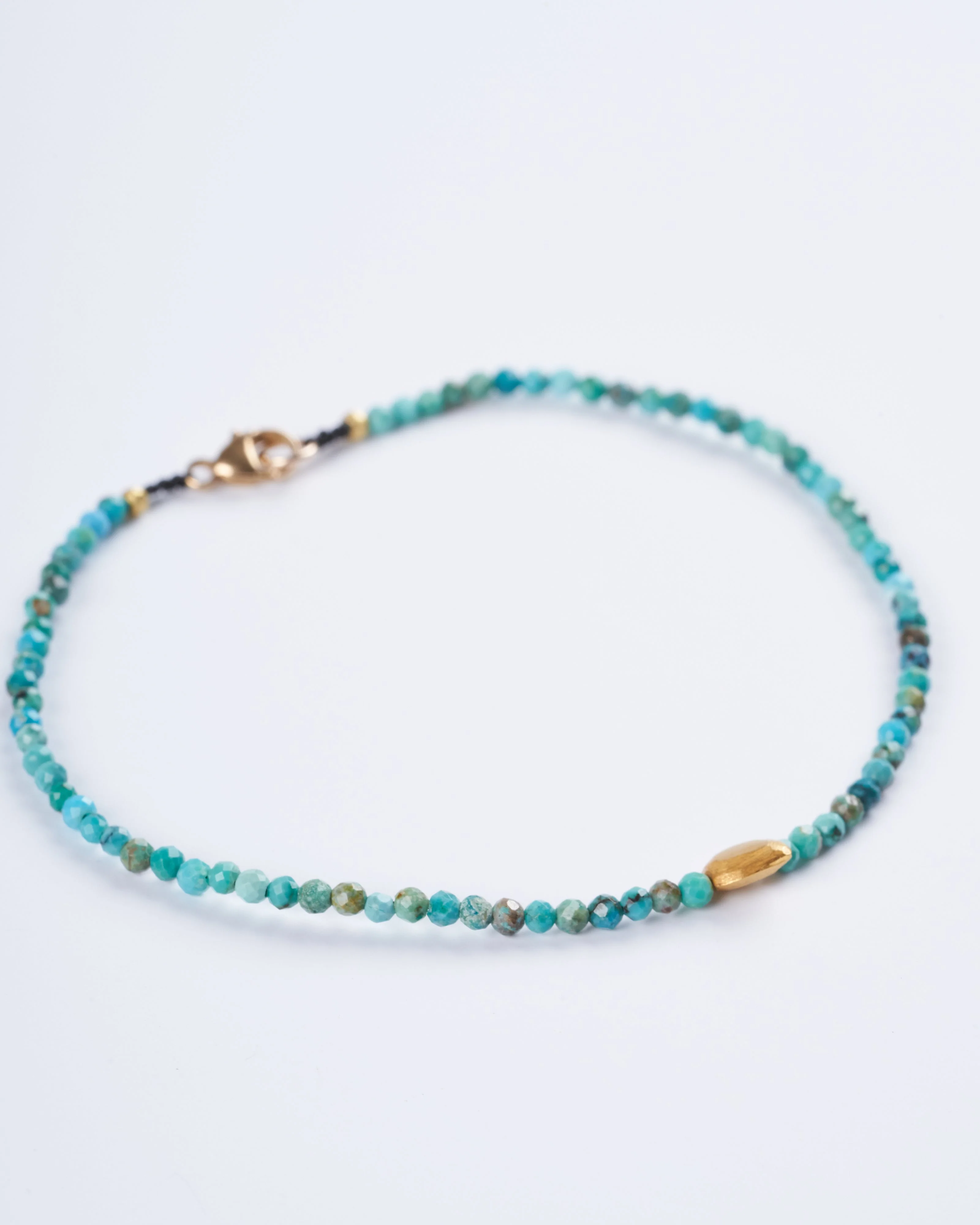 turquoise stone bracelet - turquoise - Image 2