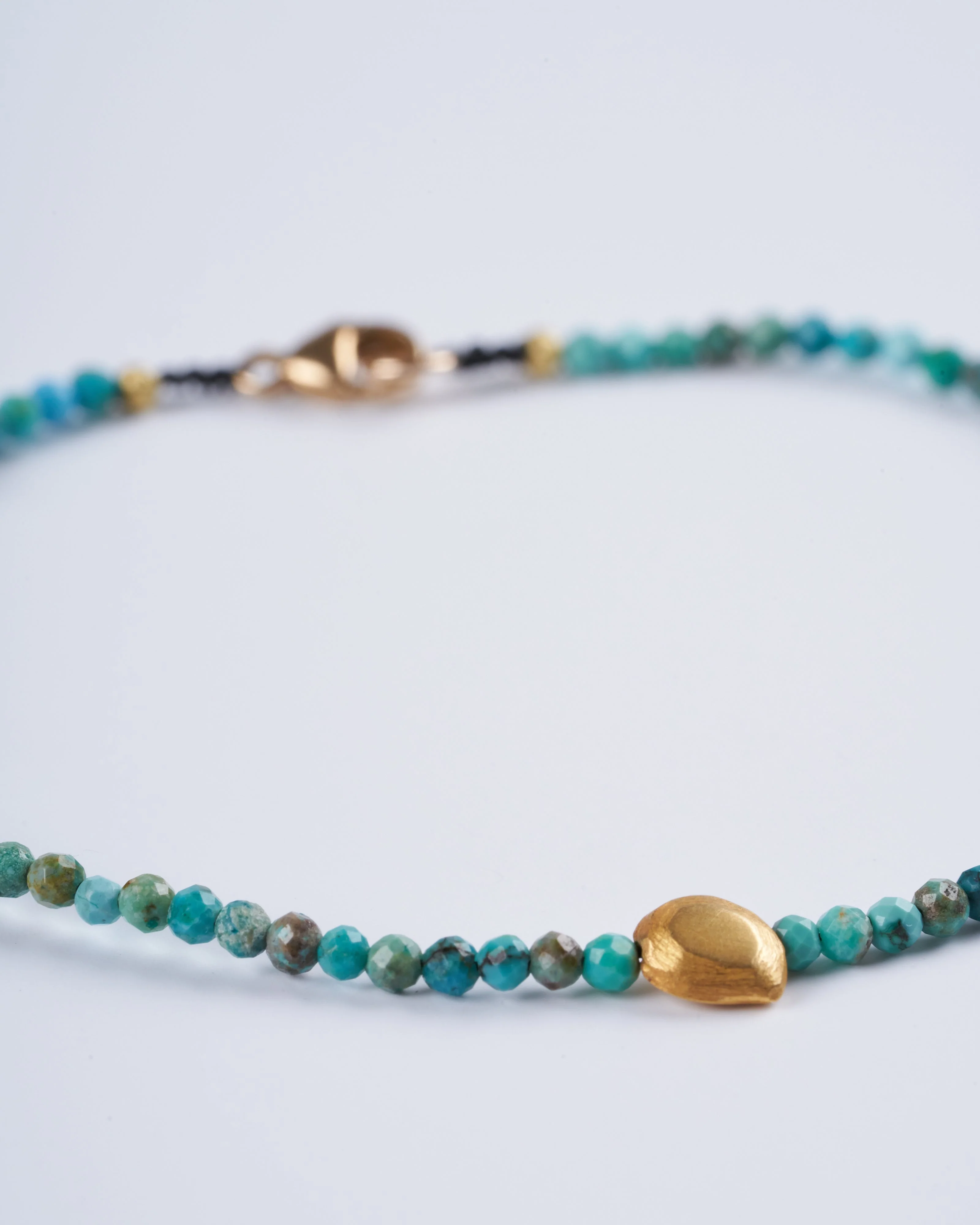 turquoise stone bracelet - turquoise - Image 3
