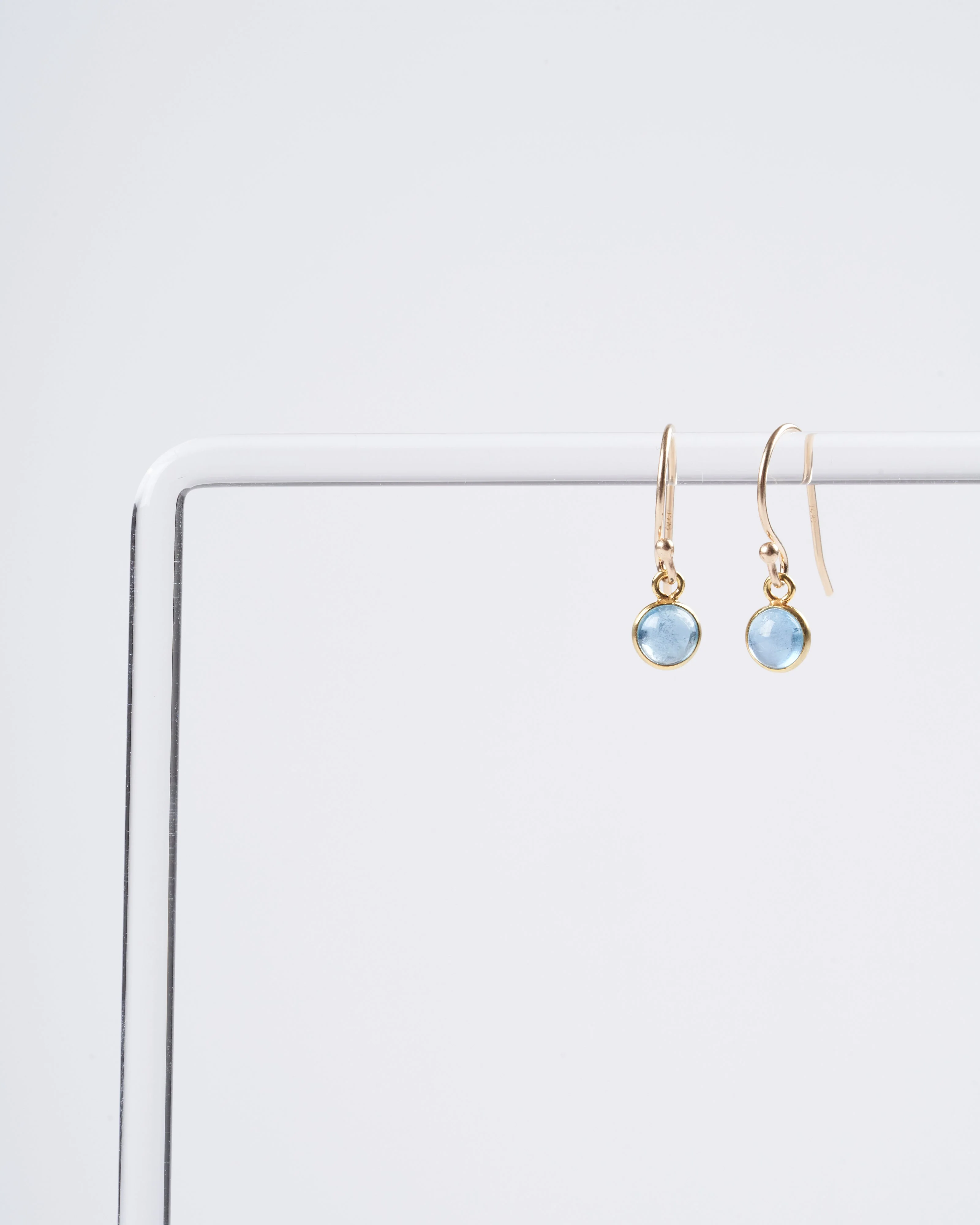 small aquamarine earrings - Image 2