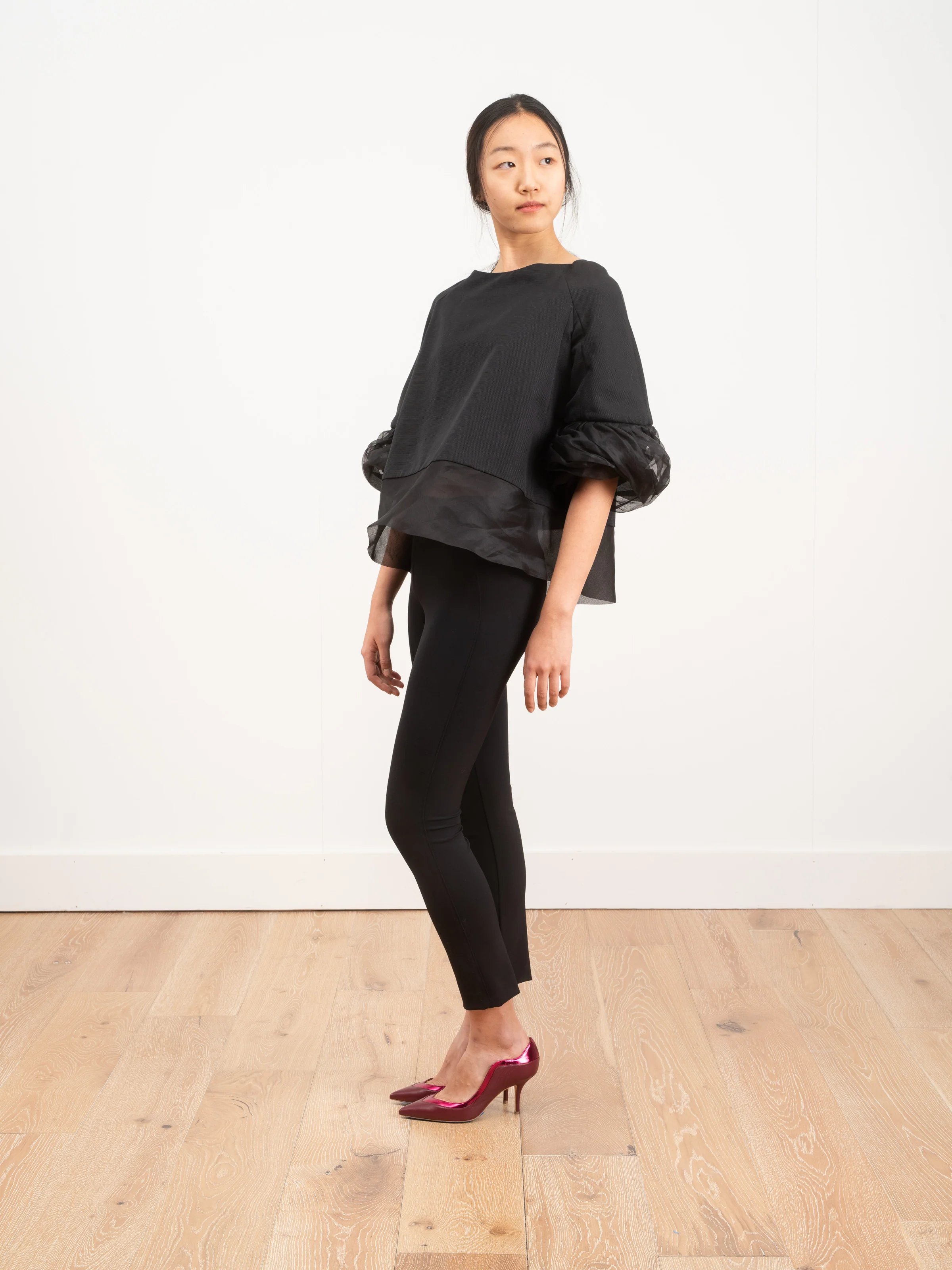top with ruffle sleeve - Image 3