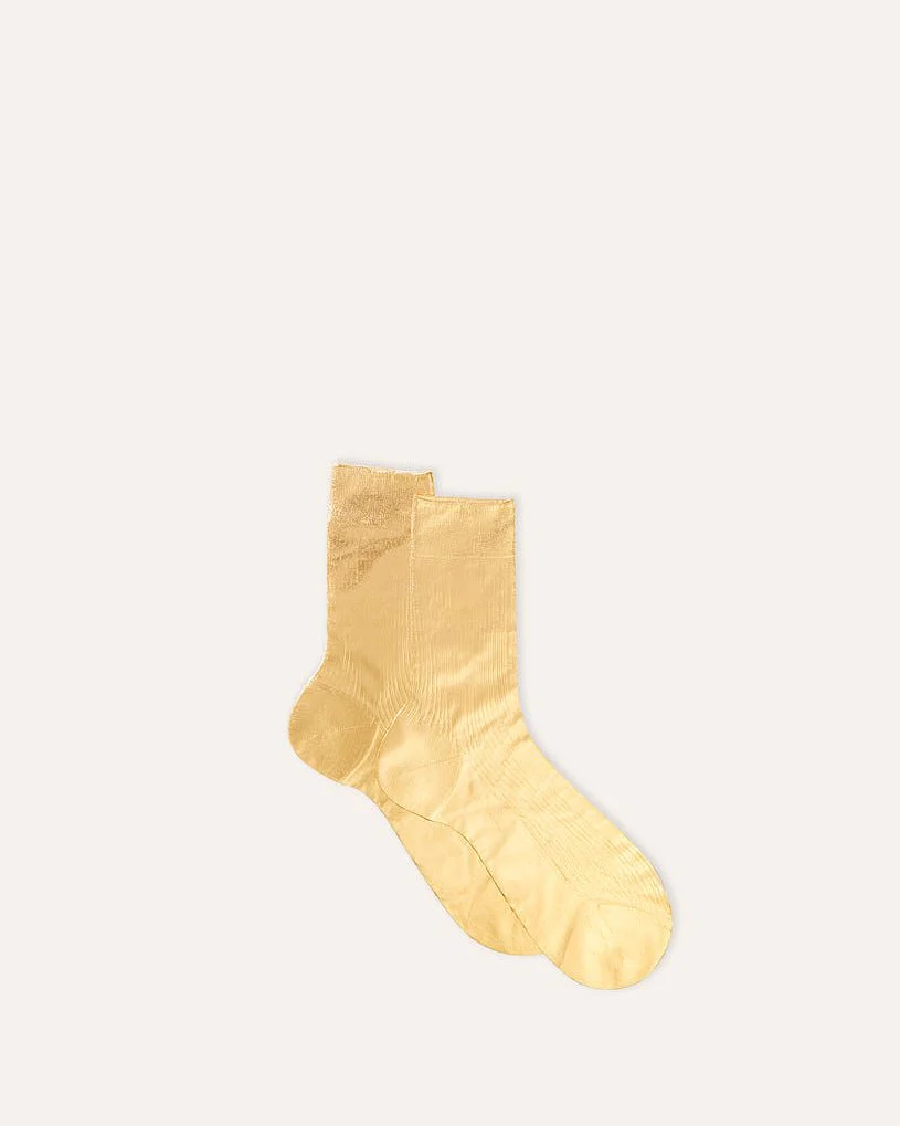 one ribbed laminated - nero - gold