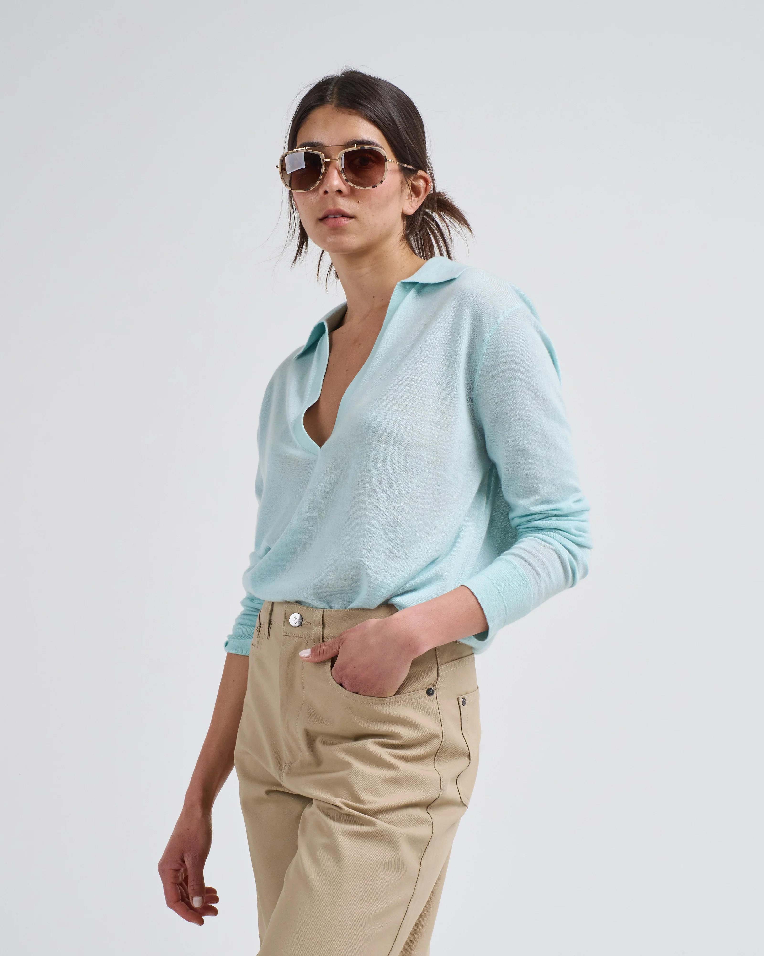 jersey polo tunic - Image 3