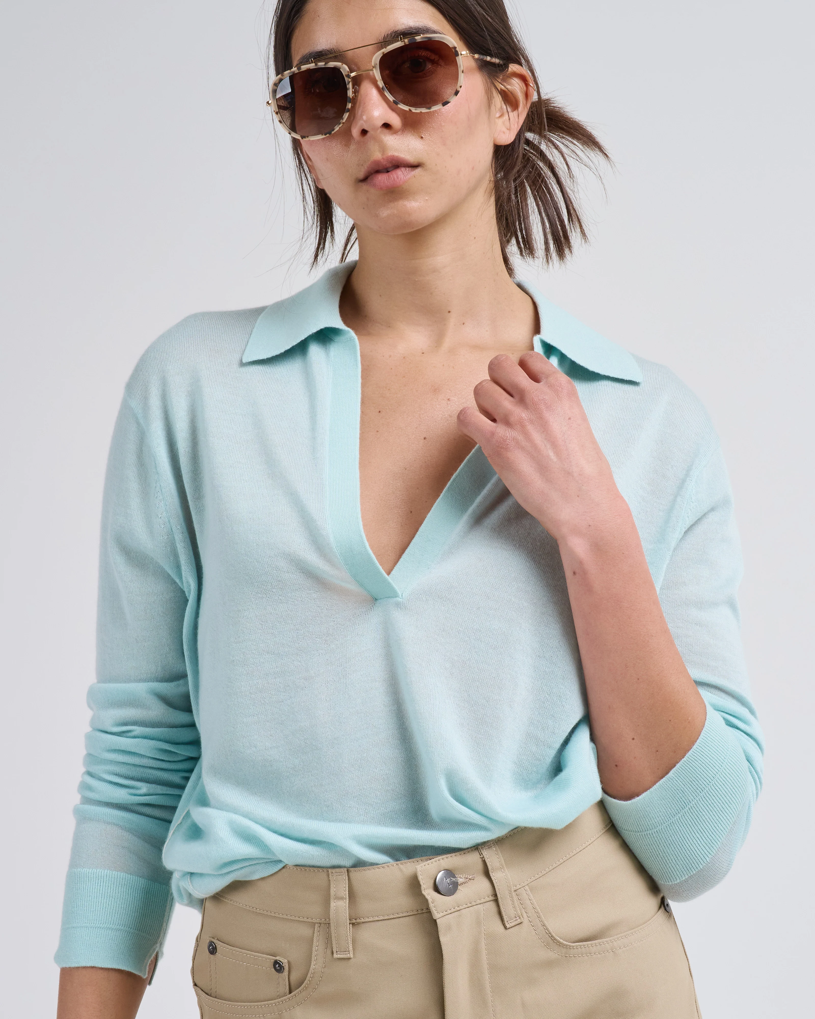 jersey polo tunic - Image 5