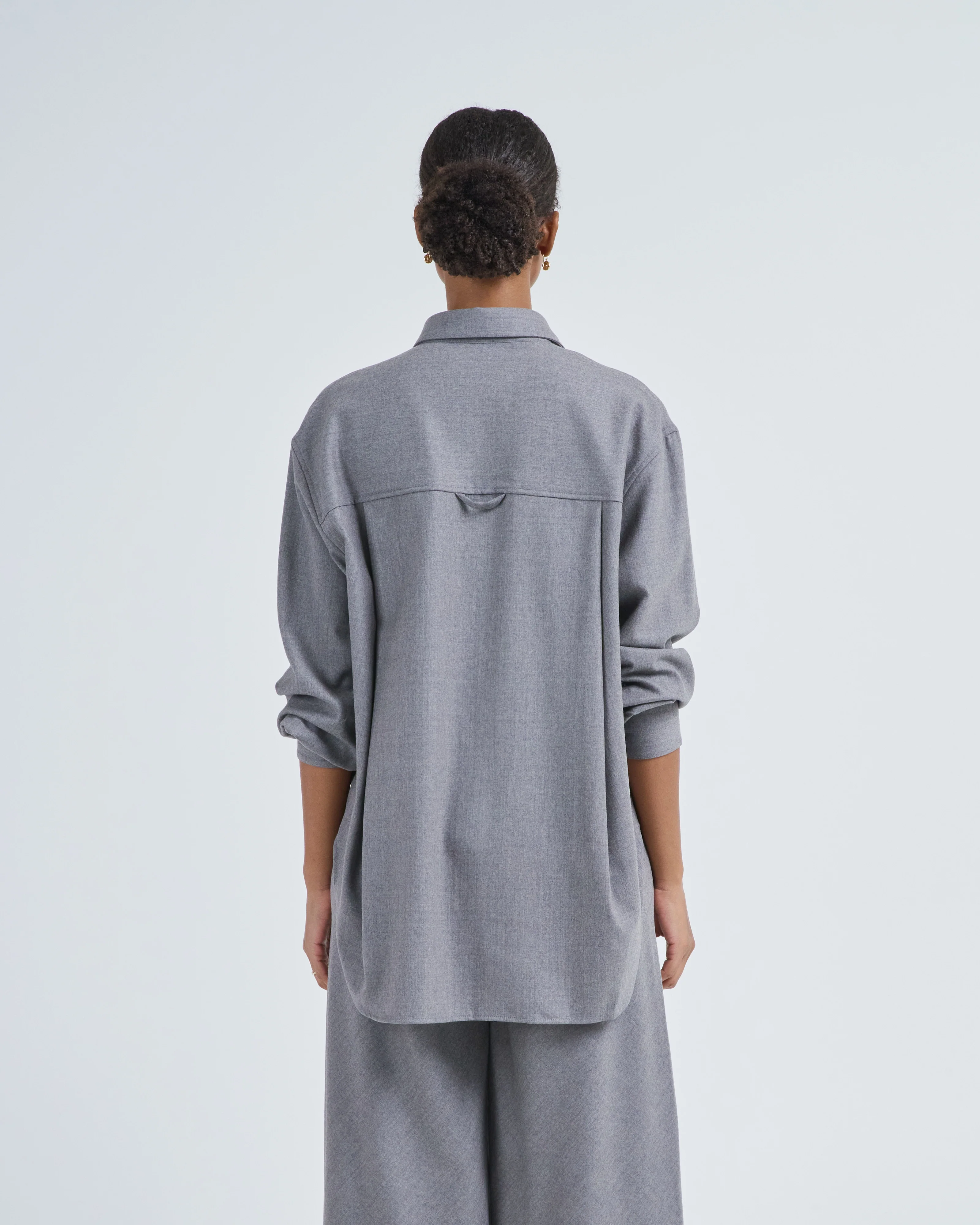 oversized tunic shirt - Image 3