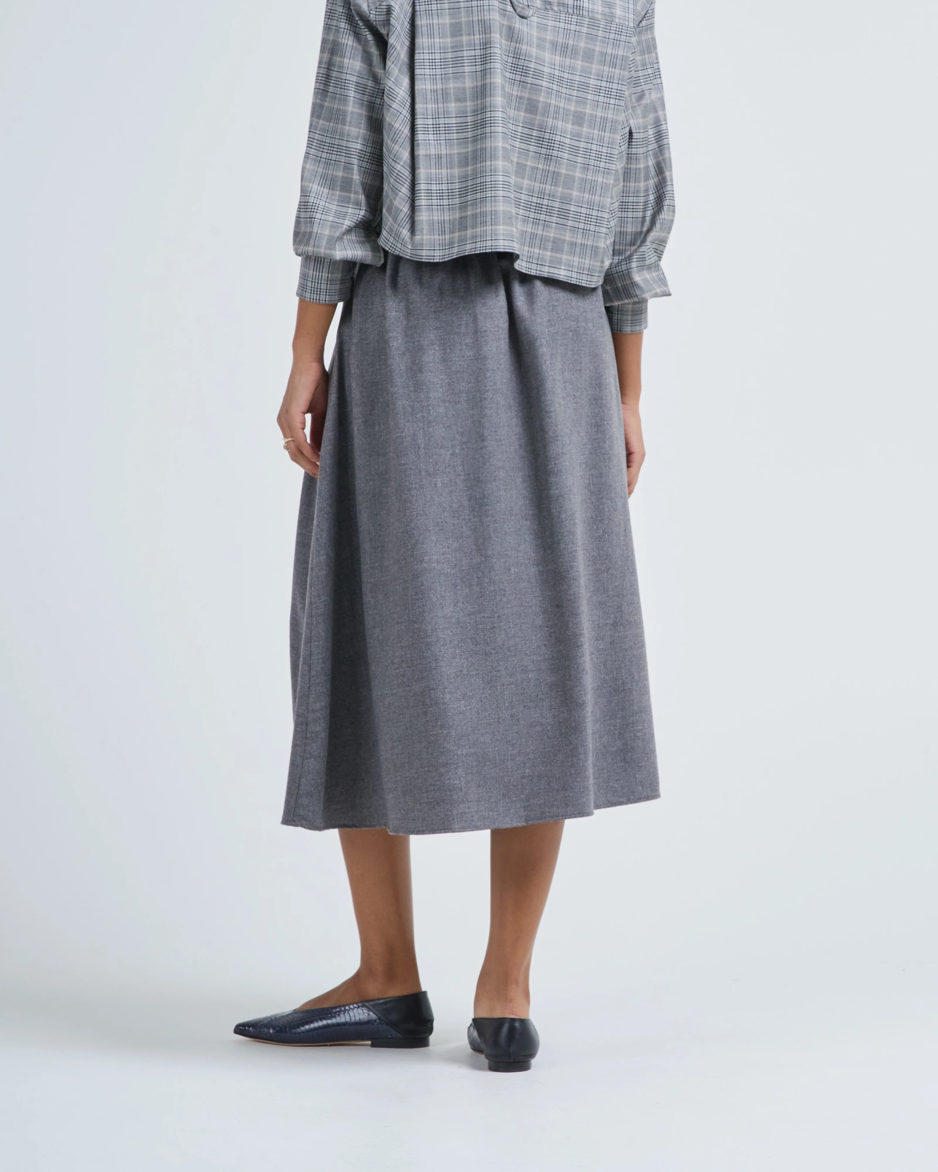 pleat front full skirt - Image 4