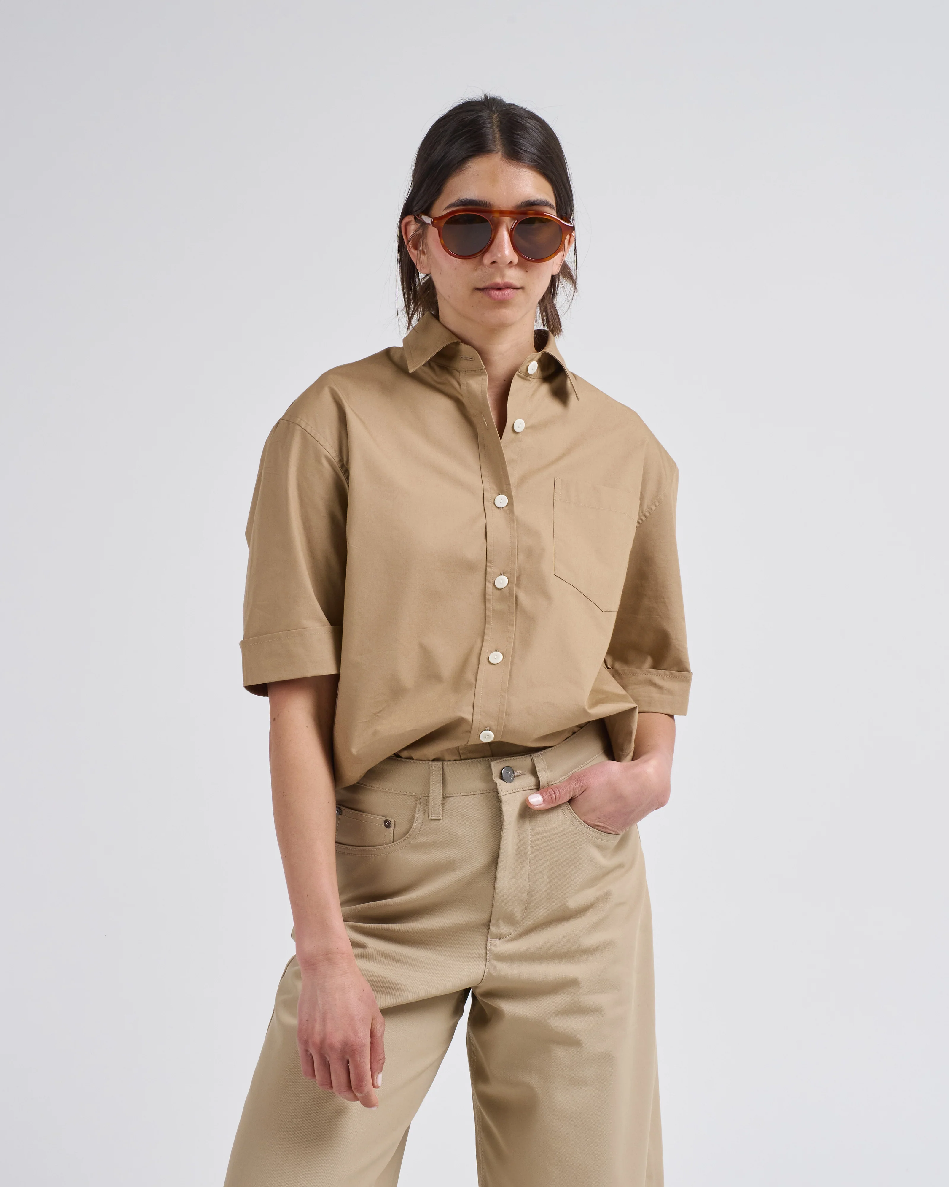 short sleeve oversized shirt - Image 2