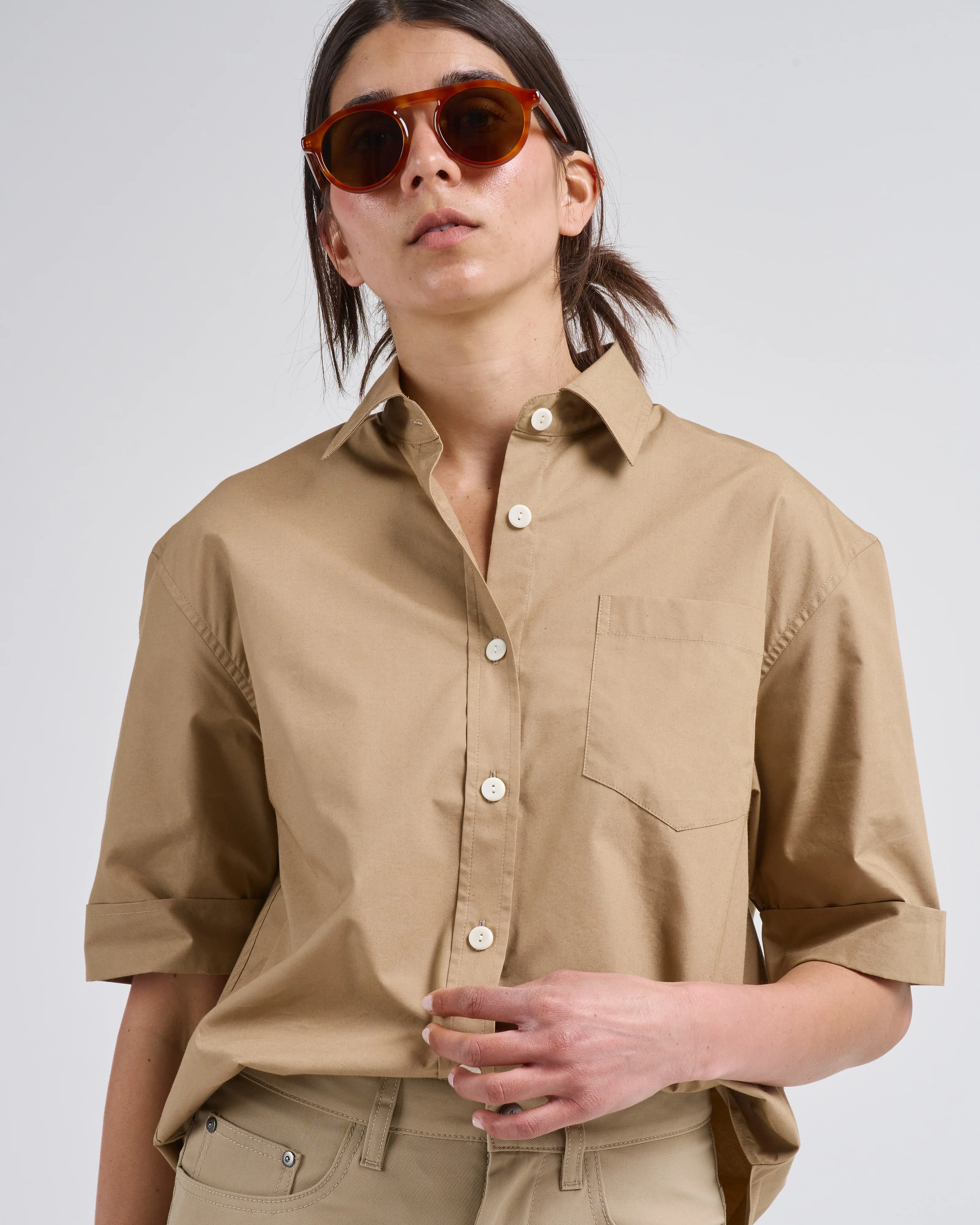 short sleeve oversized shirt - Image 4