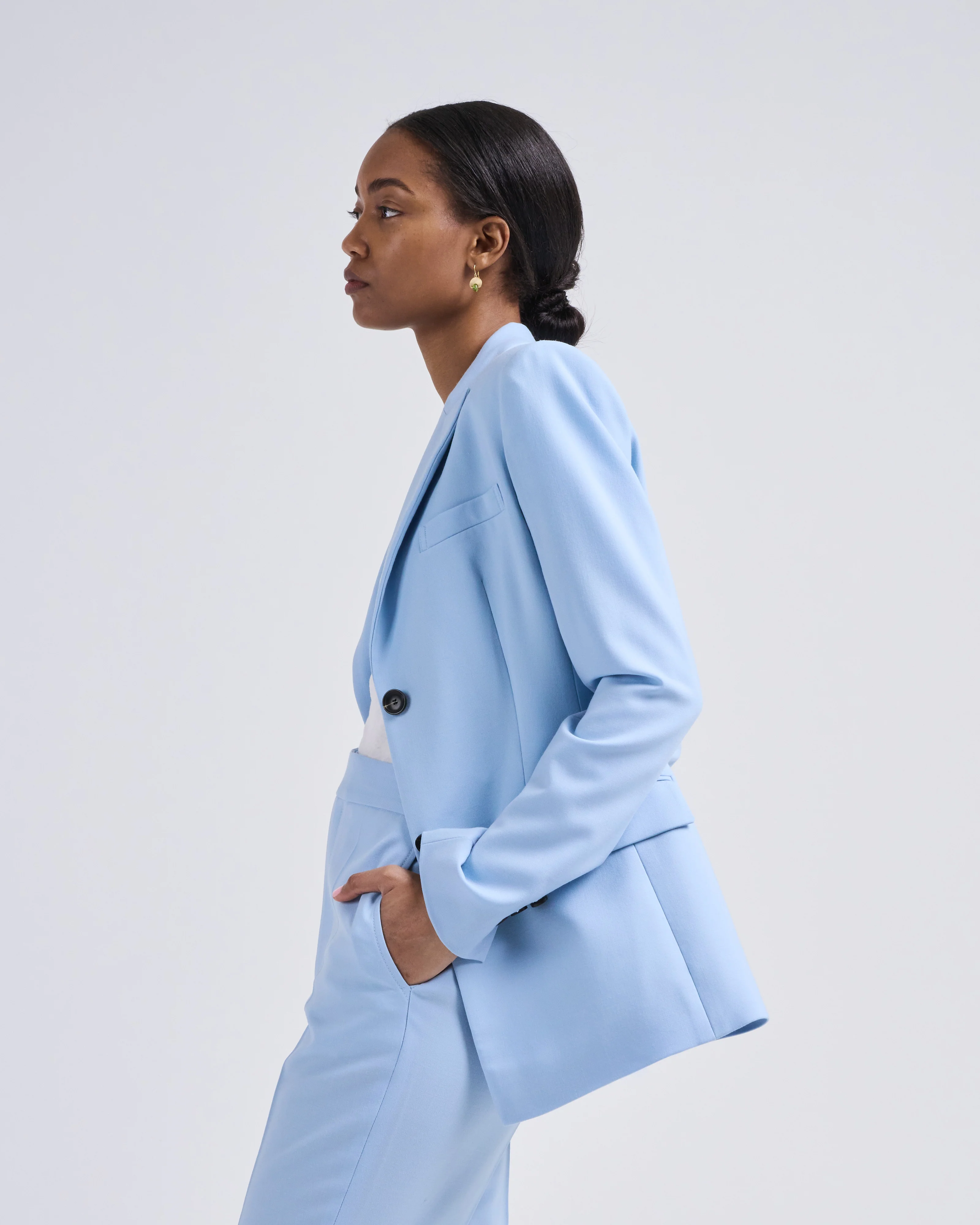 single breasted blazer - Image 2