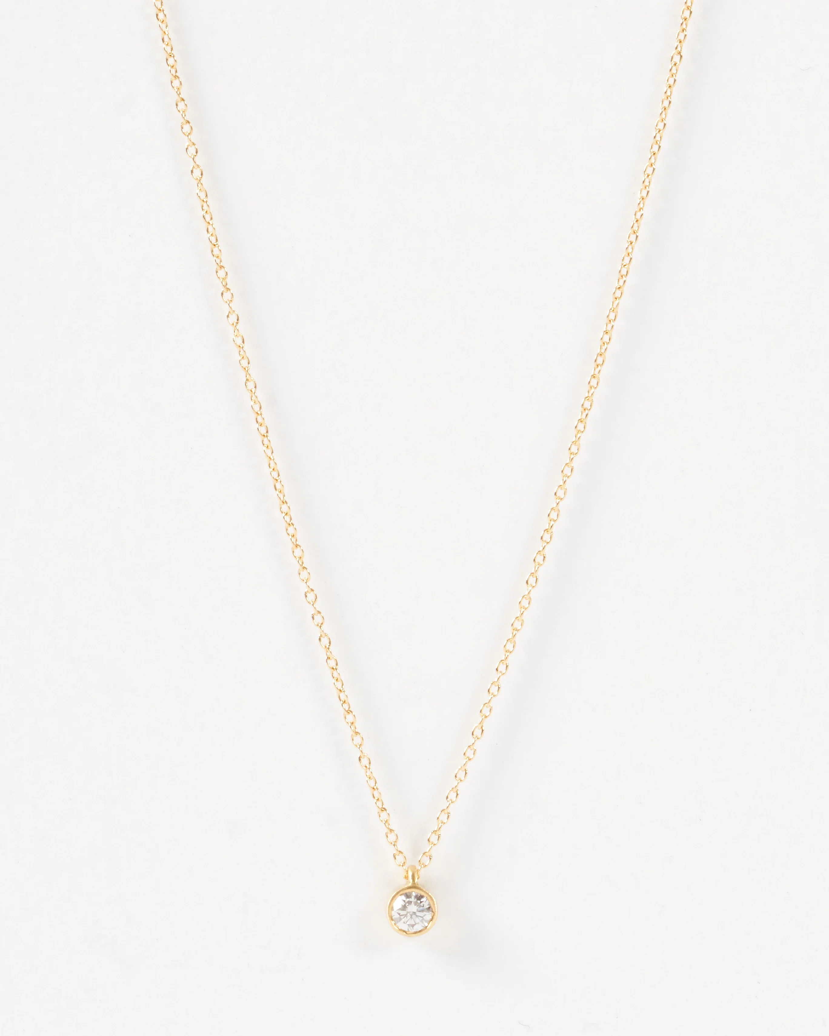 10pt diamond pendant necklace