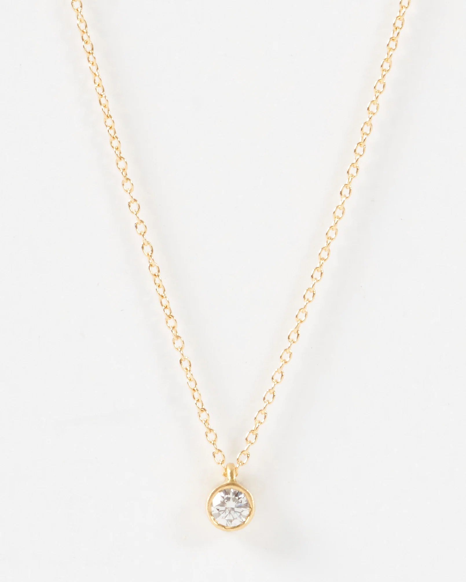 10pt diamond pendant necklace - Image 2