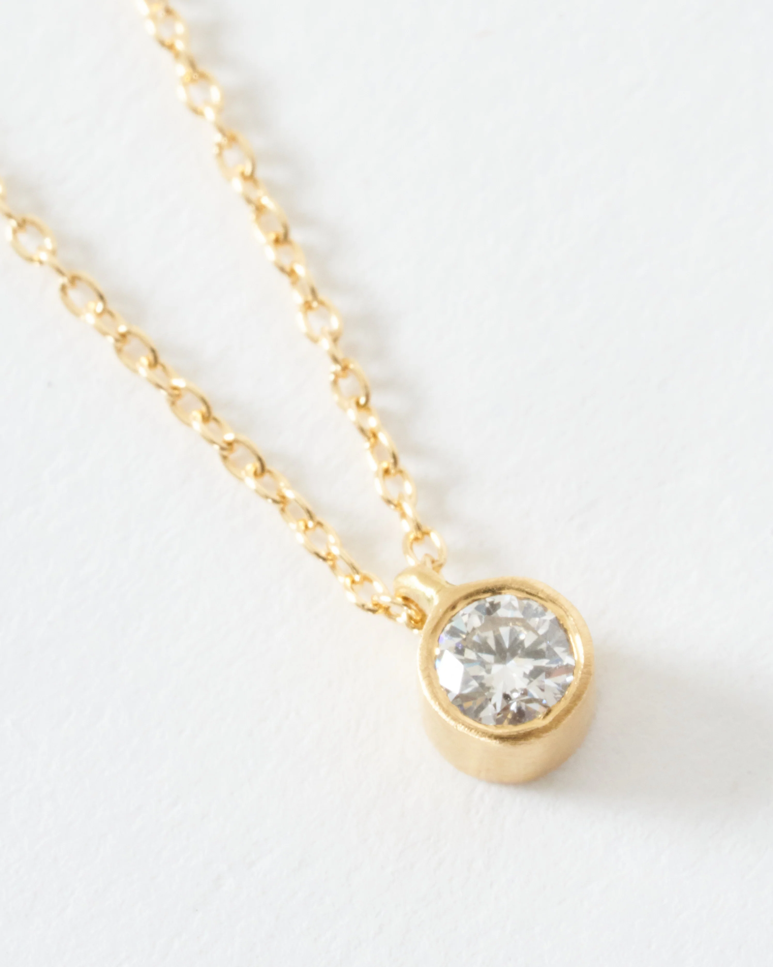 10pt diamond pendant necklace - Image 4