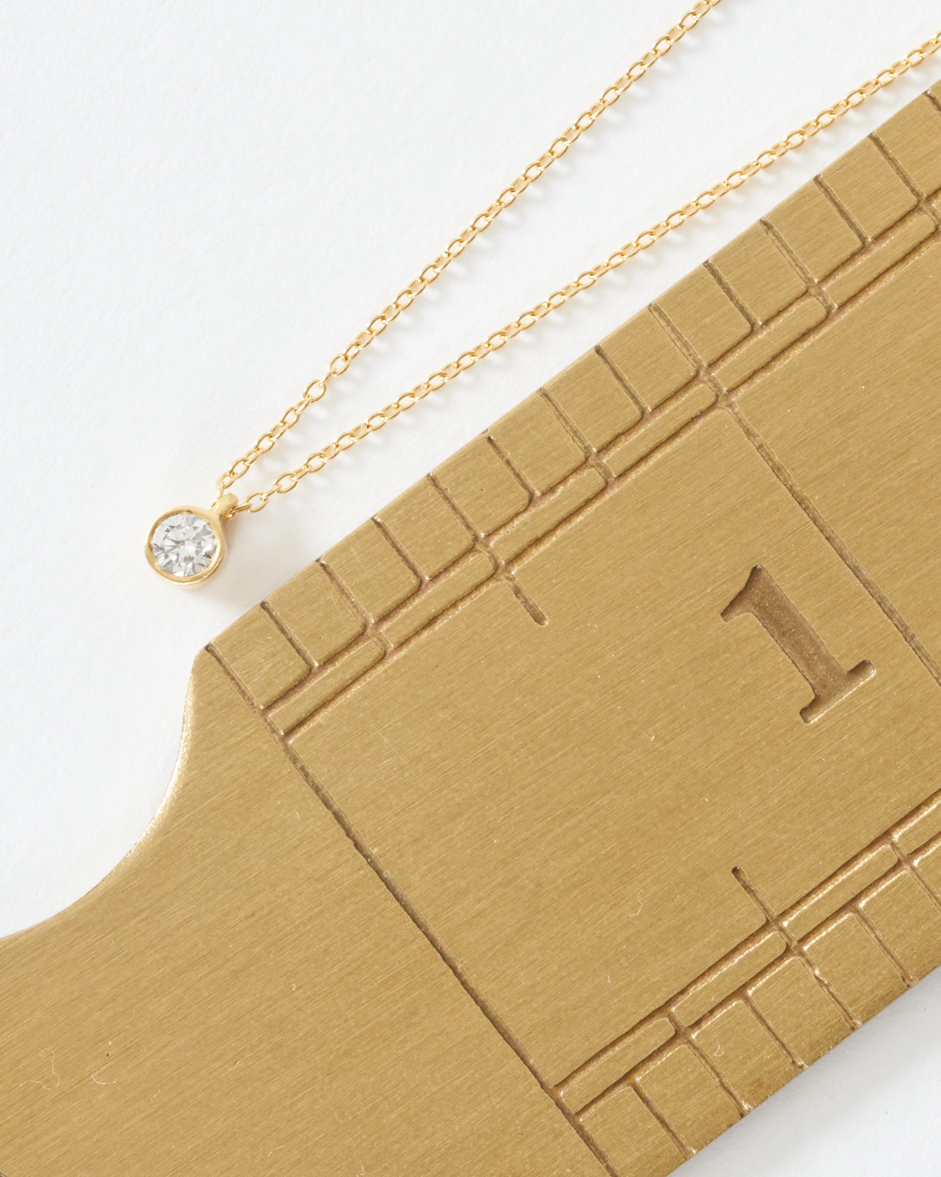 10pt diamond pendant necklace - Image 6