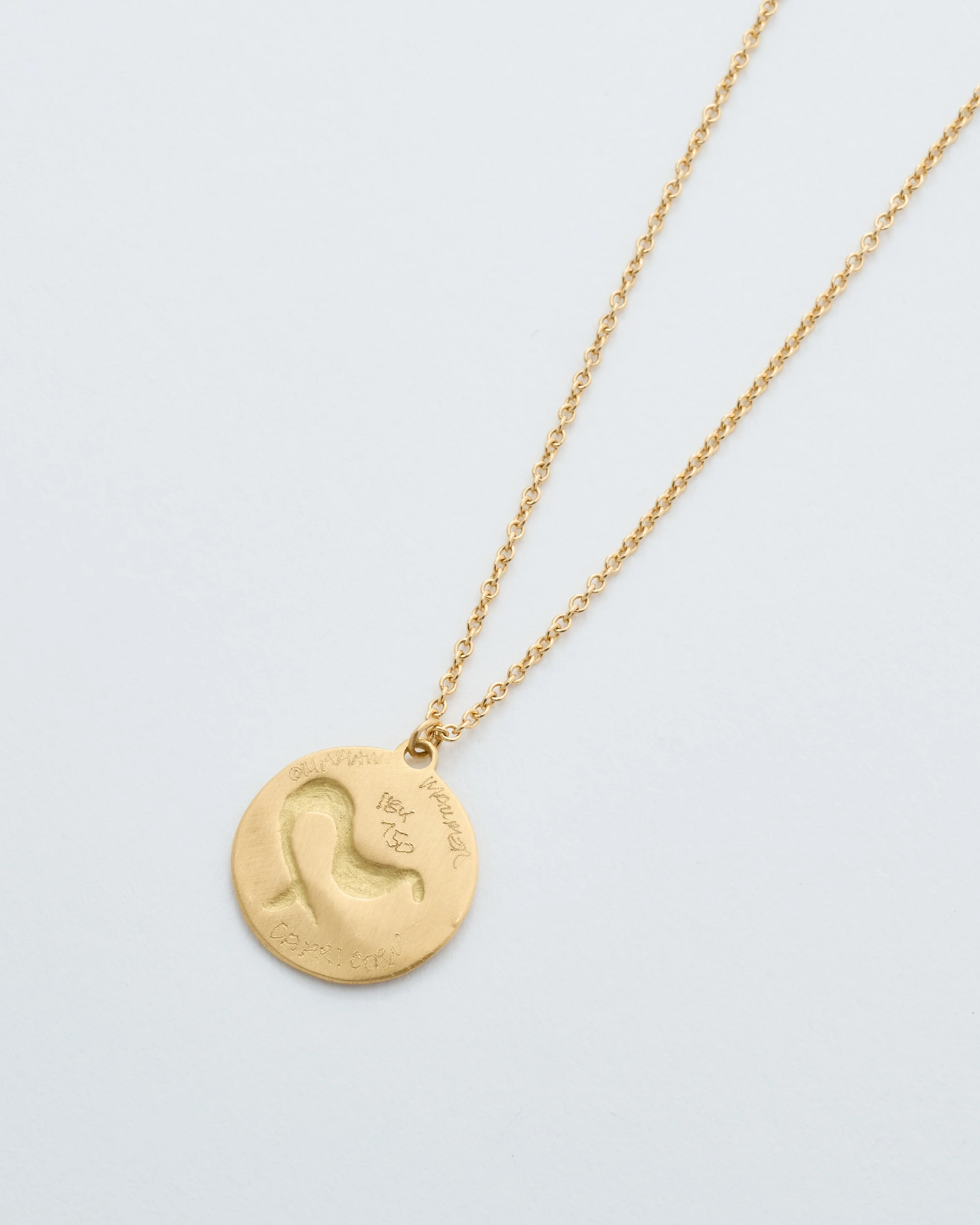 capricorn disc necklace - Image 6