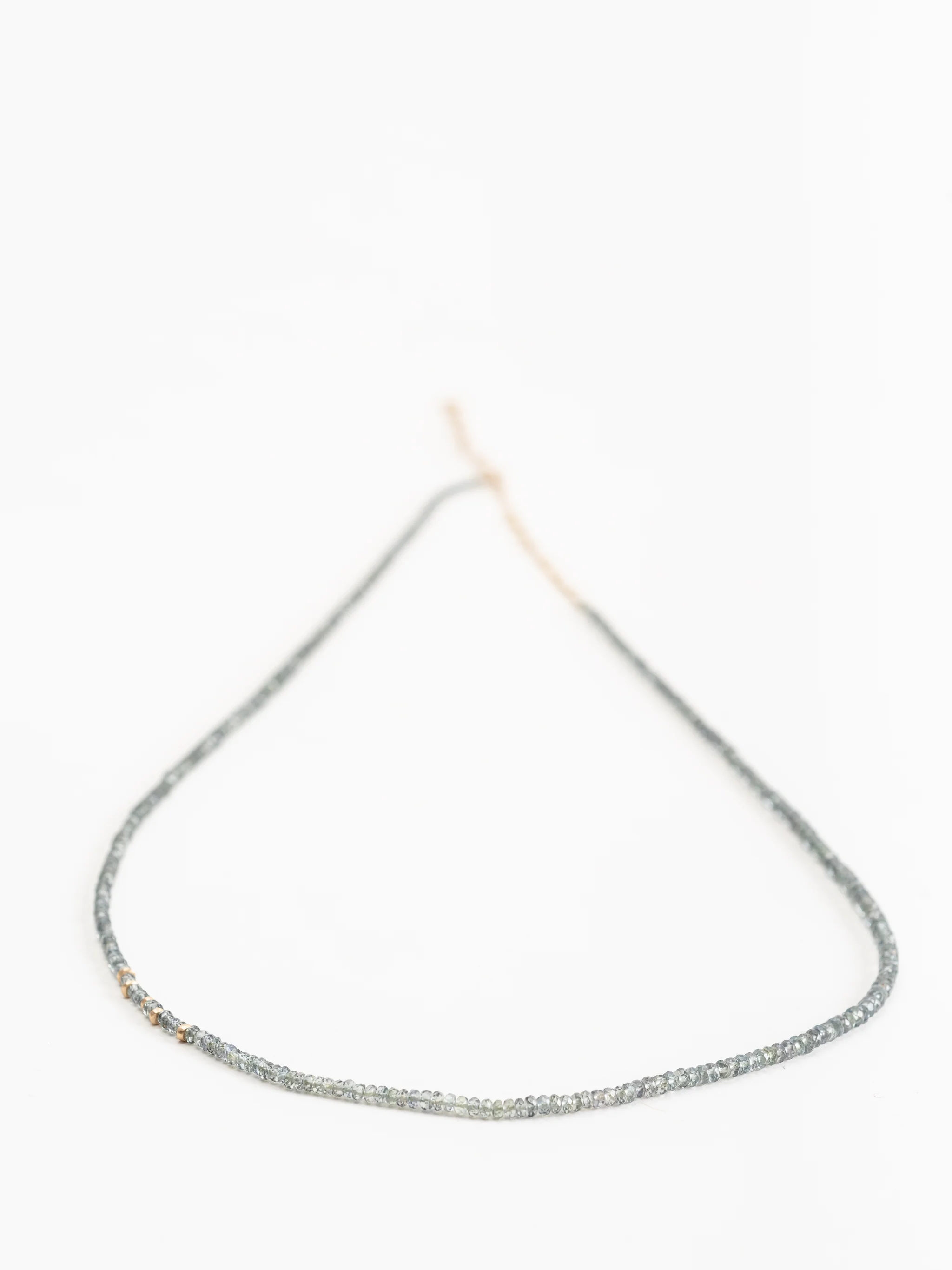 felix gold & green sapphire necklace - Image 2