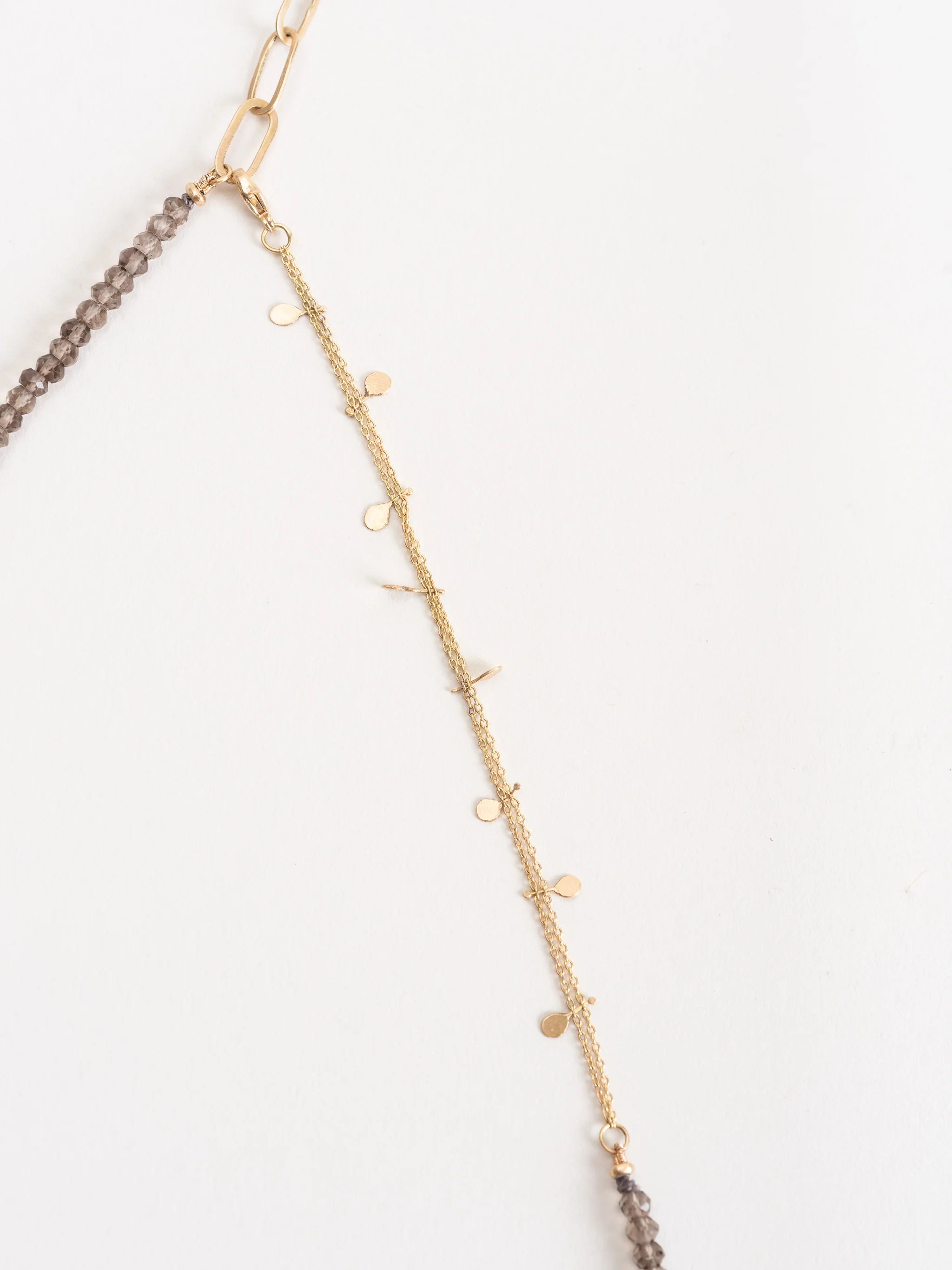 felix gold & smokey quartz necklace - Image 5