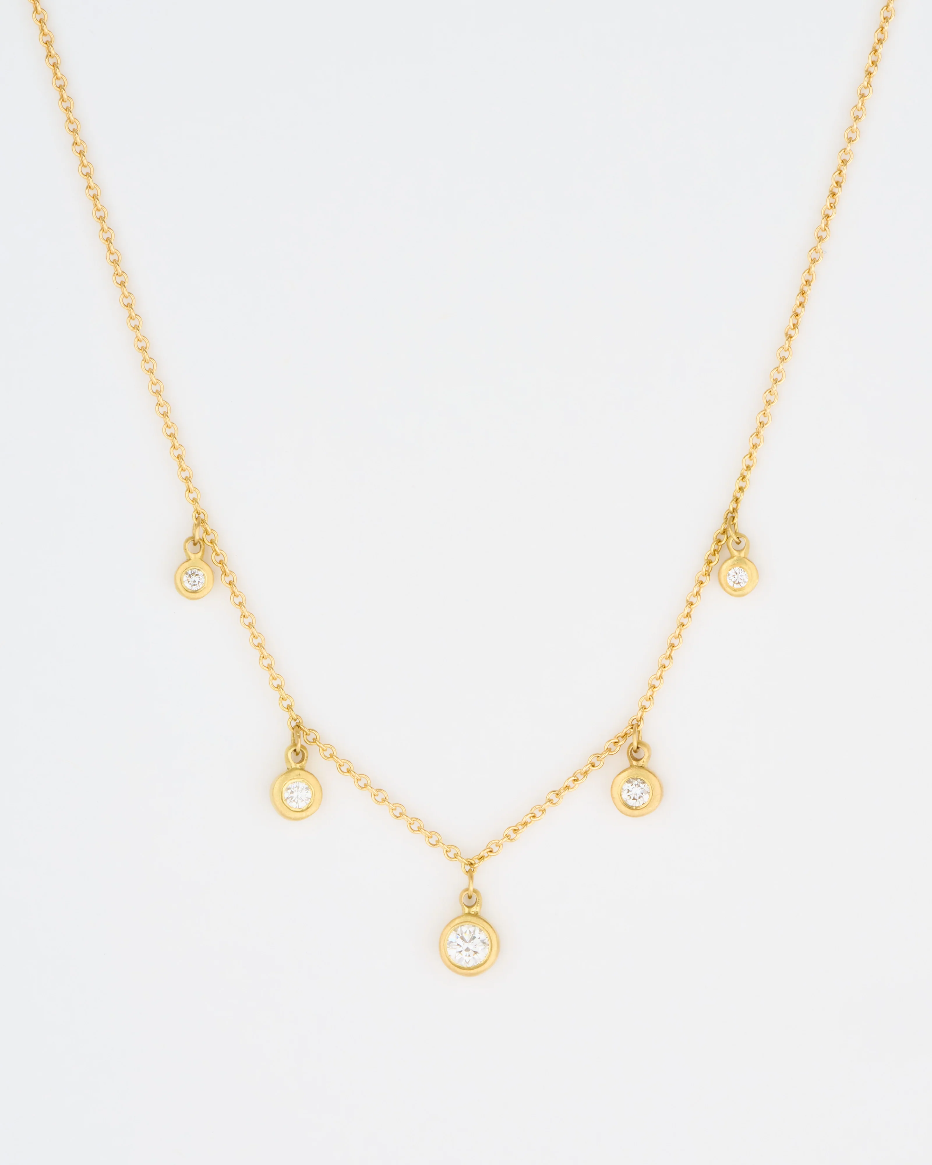kima necklace w/ graduated diamonds - Image 2