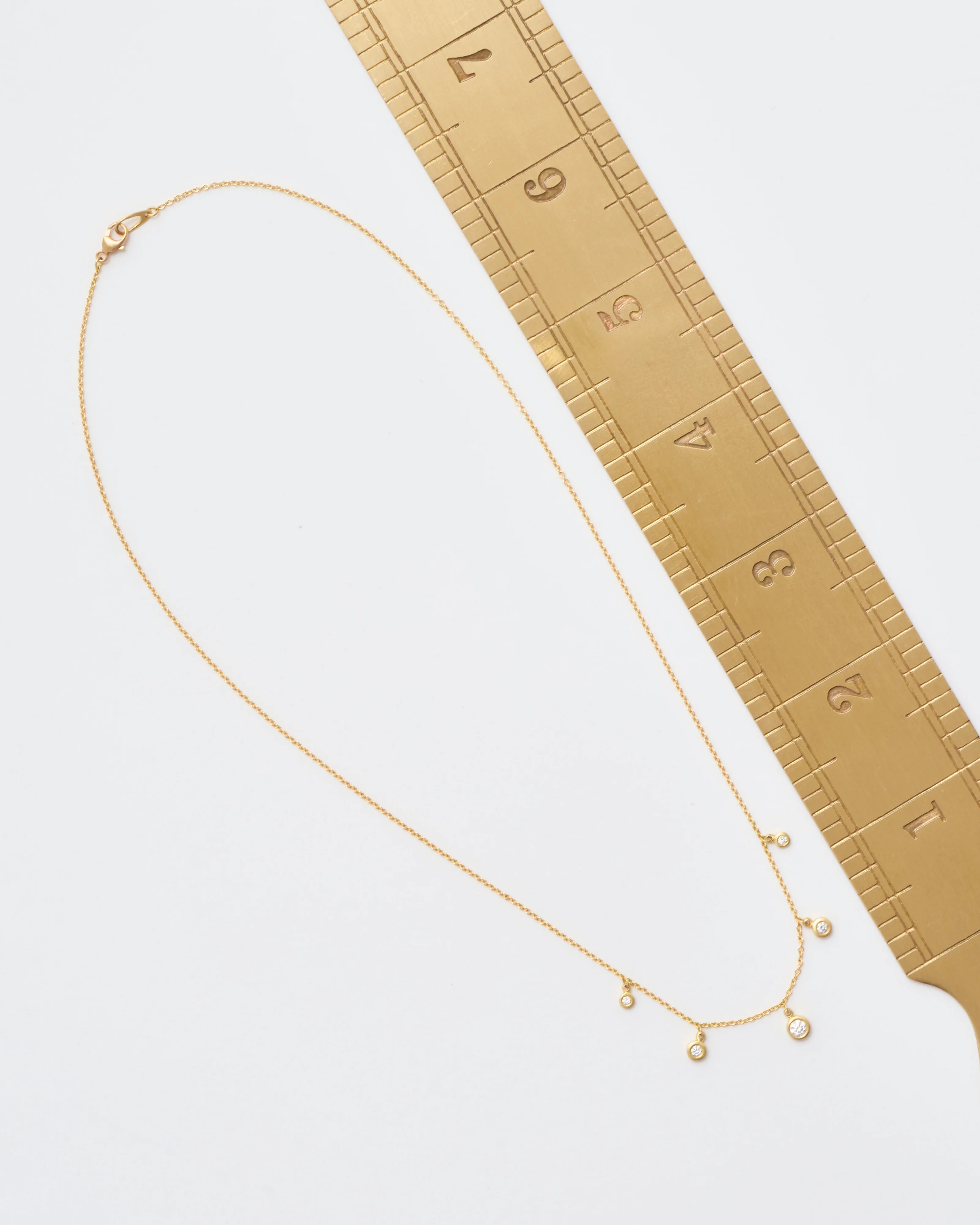 kima necklace w/ graduated diamonds - Image 5