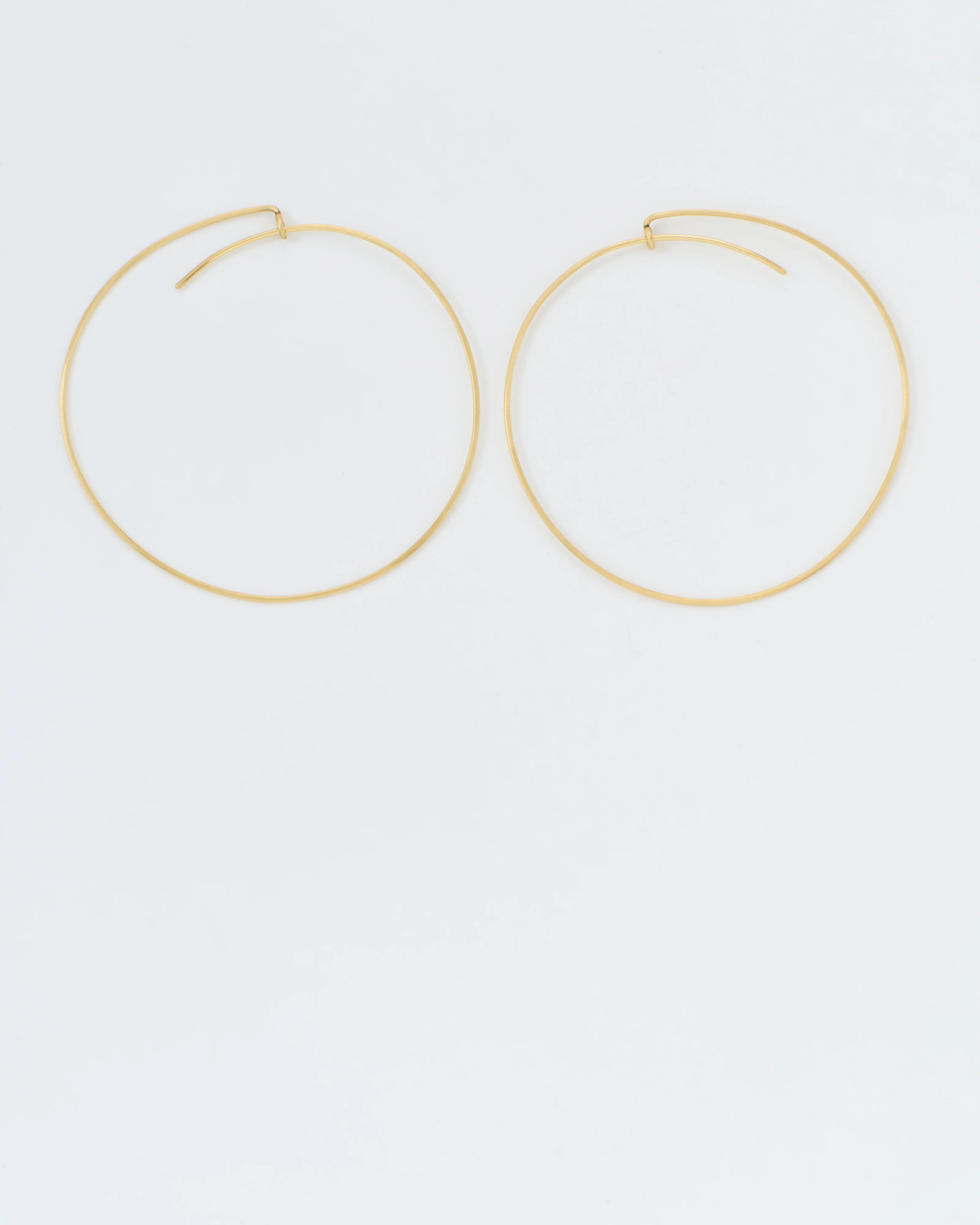 large lucky hoop earrings - Image 5