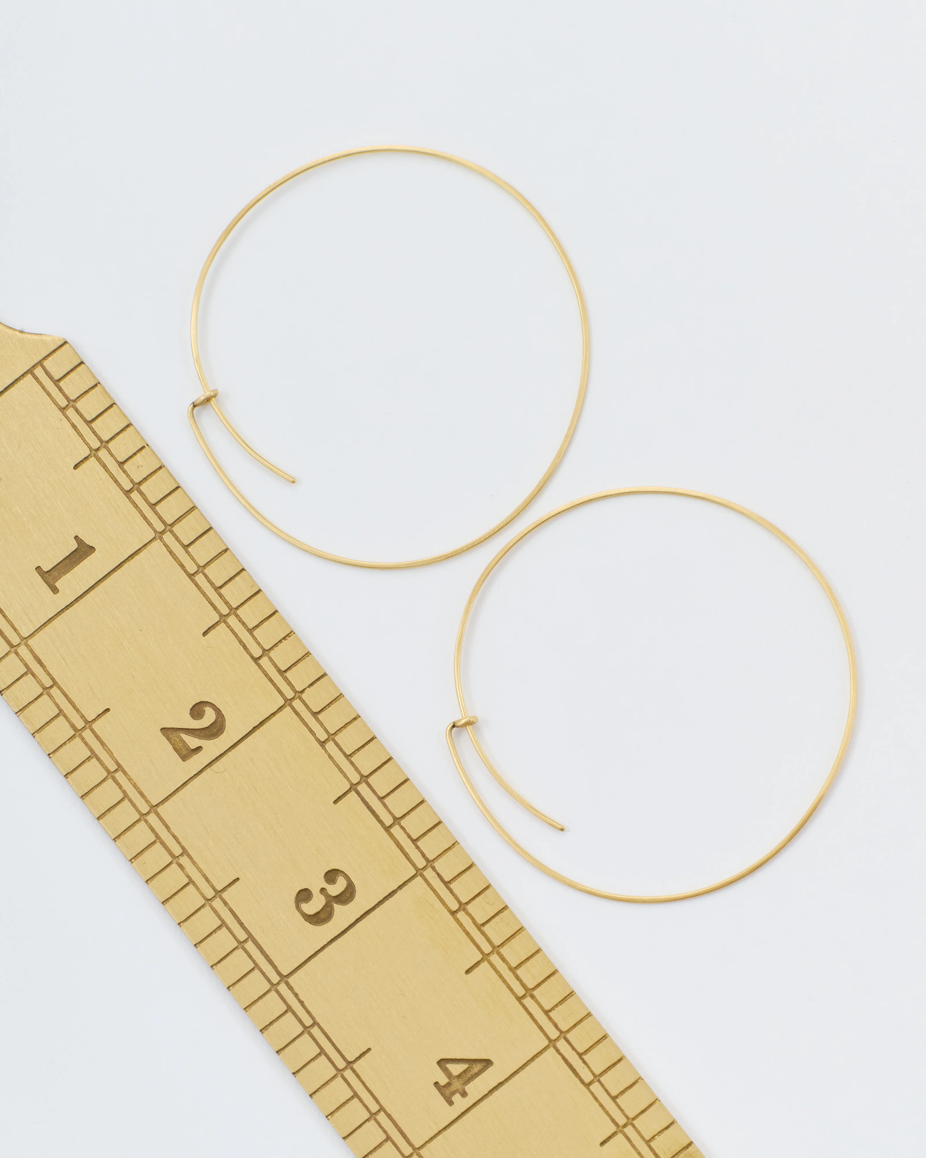large lucky hoop earrings - Image 7