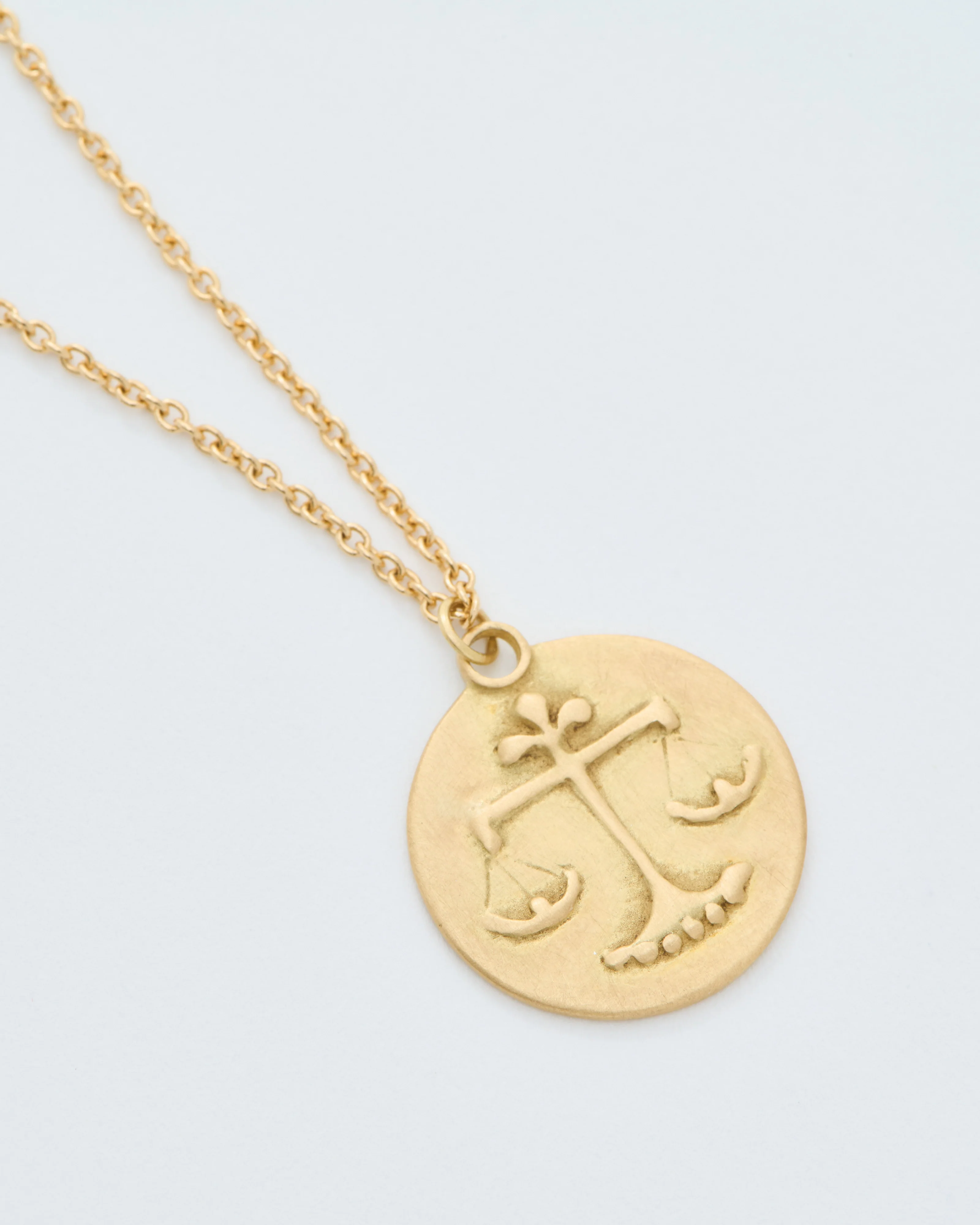 libra disc necklace - Image 4
