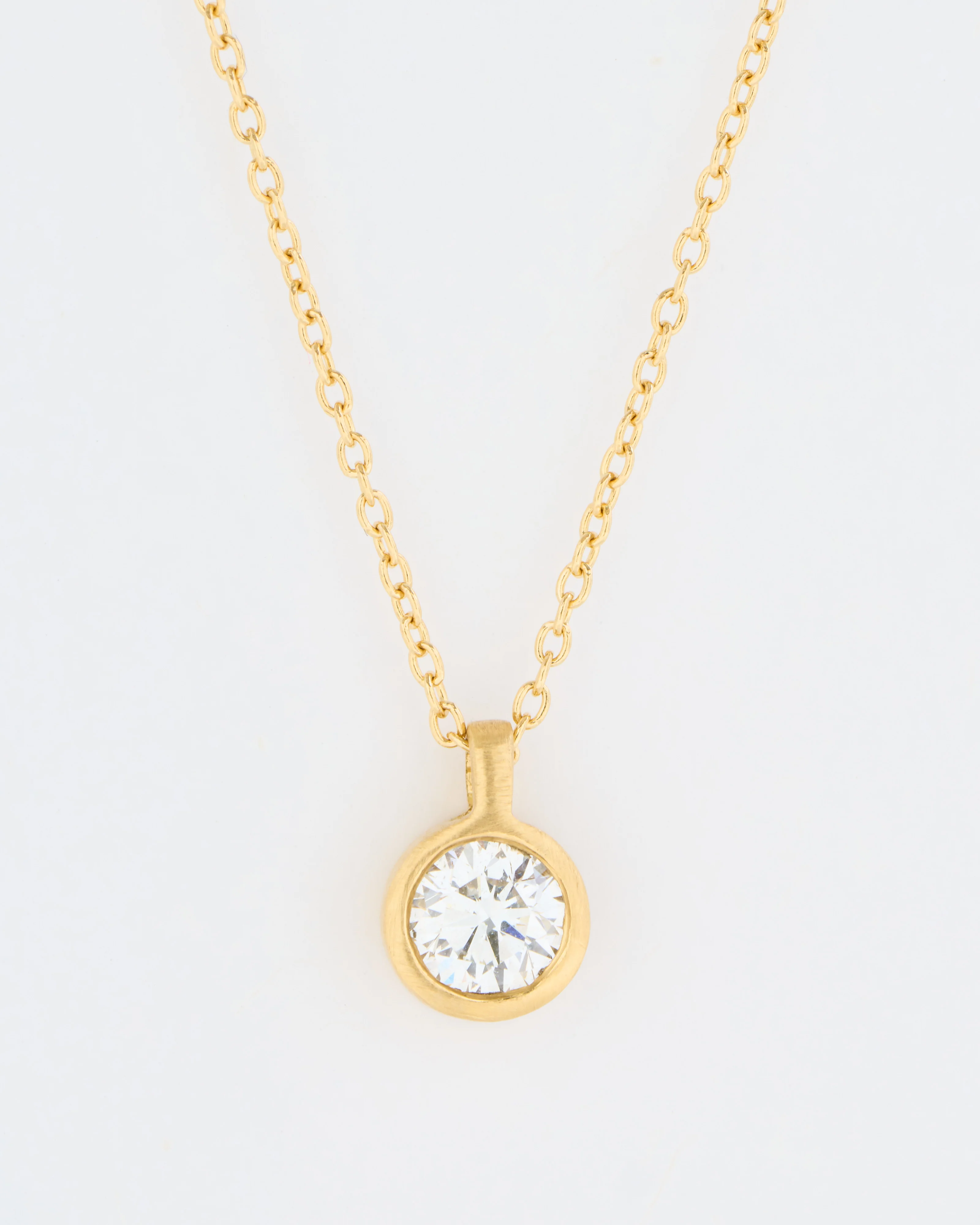 micro 1/4ct diamond pendant necklace - Image 2