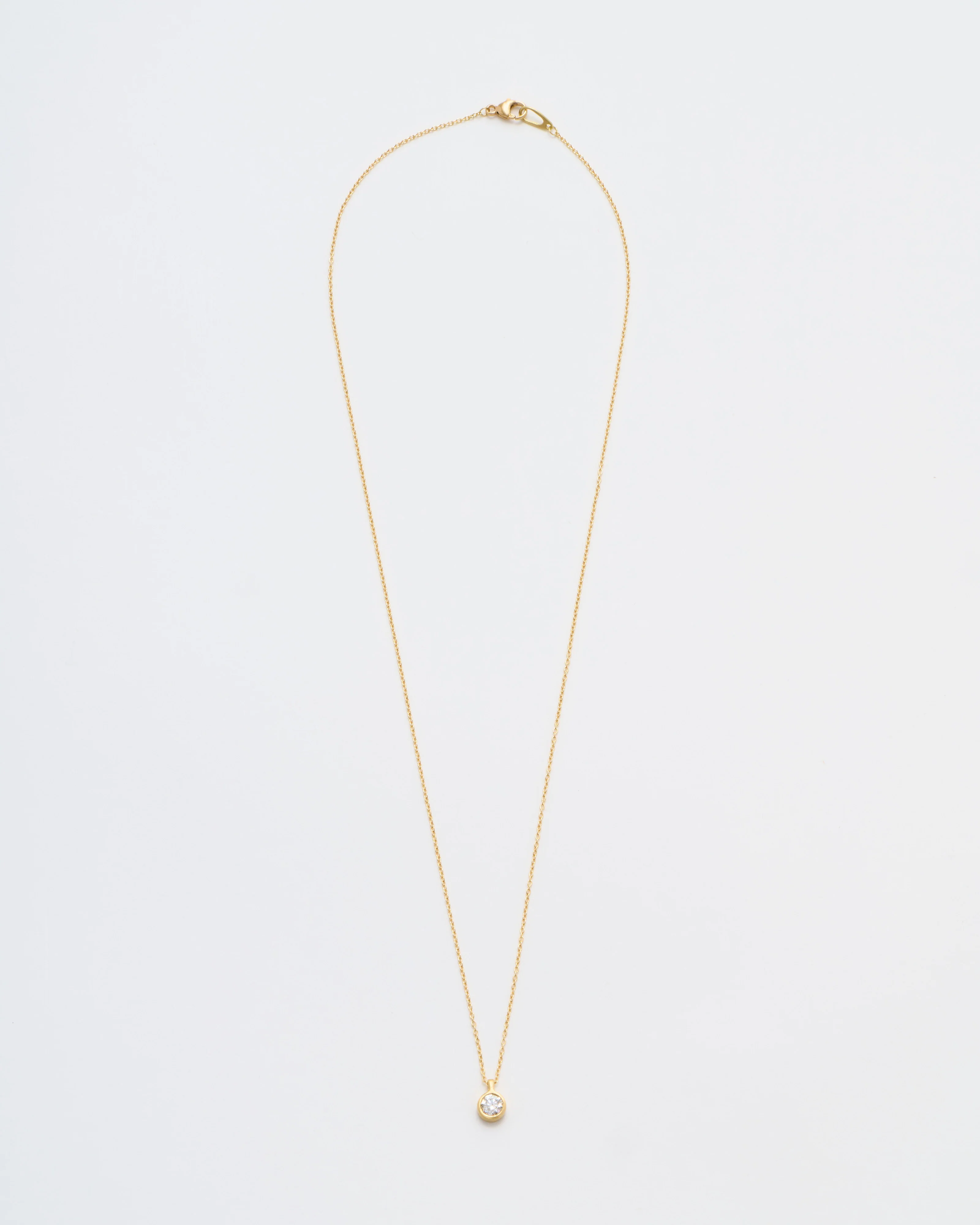 micro 1/4ct diamond pendant necklace - Image 3