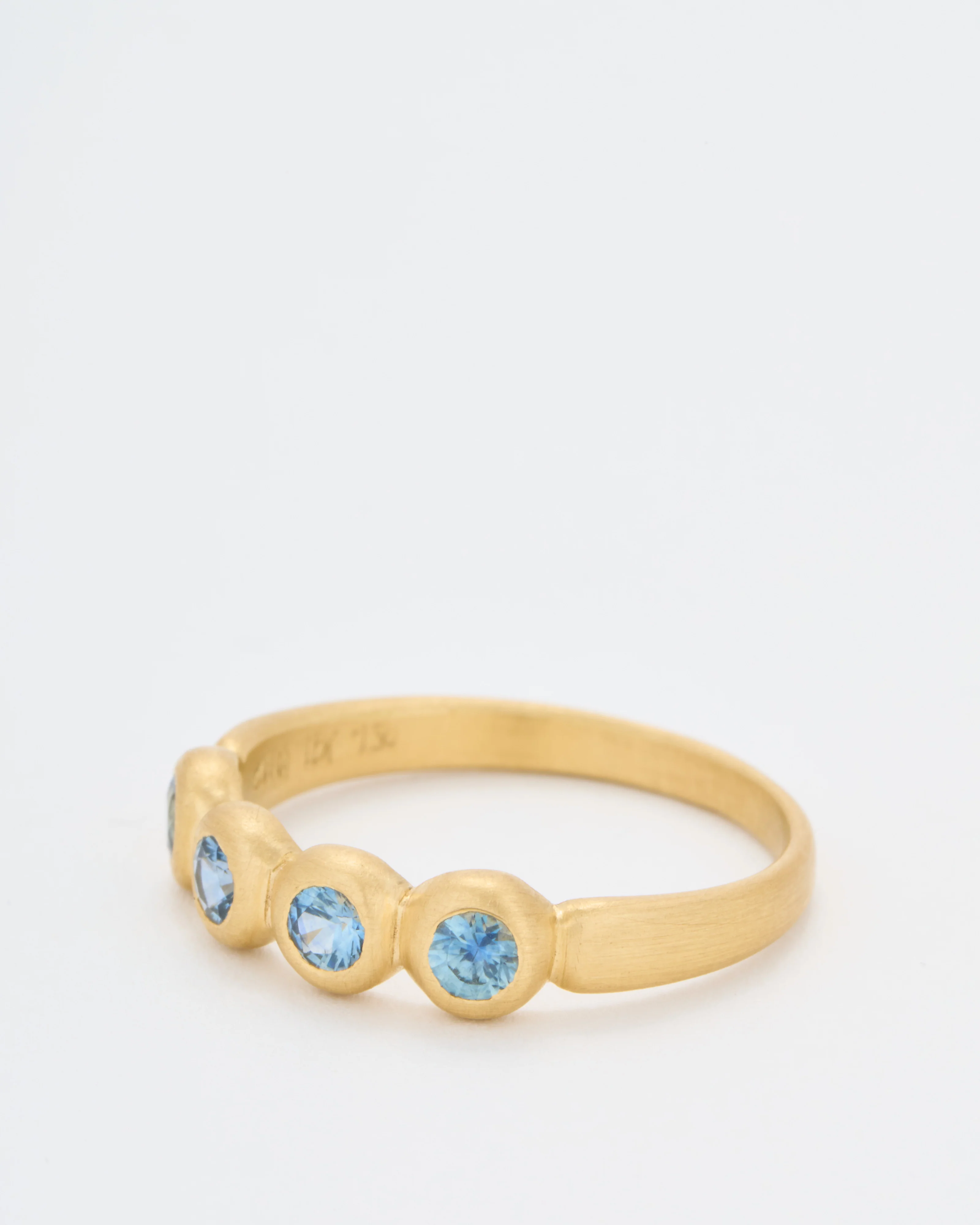 porch skimmer band 3mm montana sapphires - Image 3