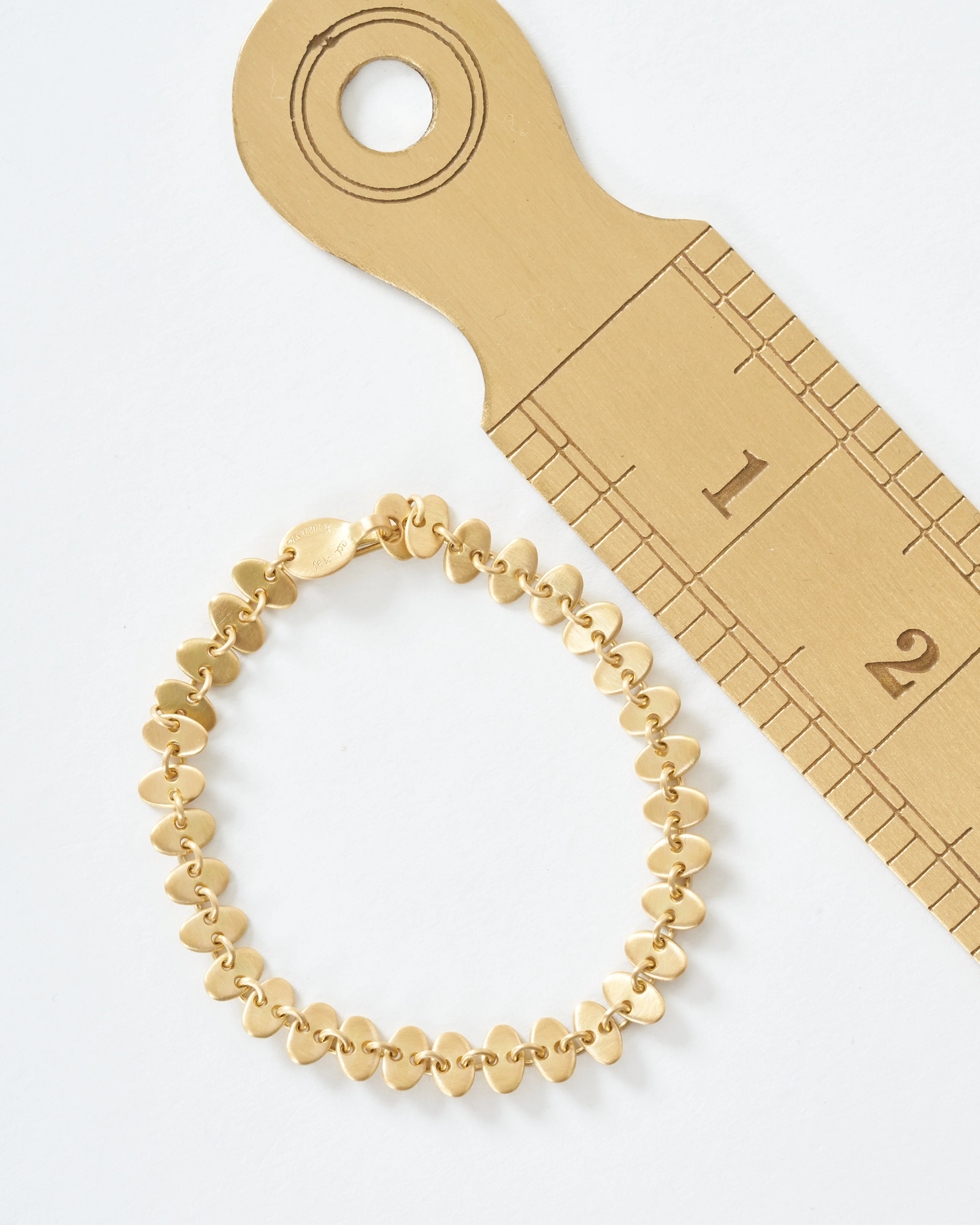 rain bracelet small oval gold - Image 5