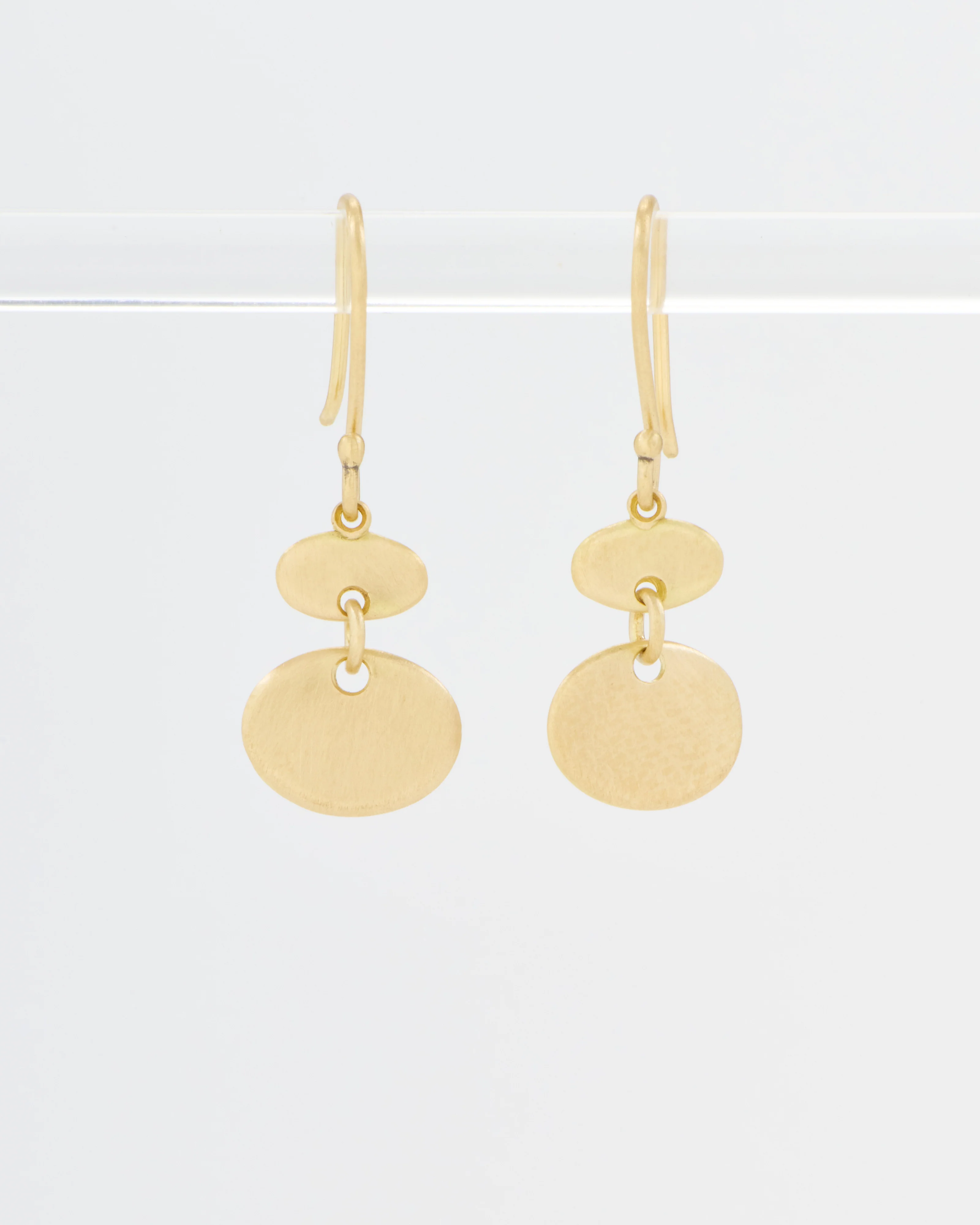 rain earrings 2 tier - Image 2