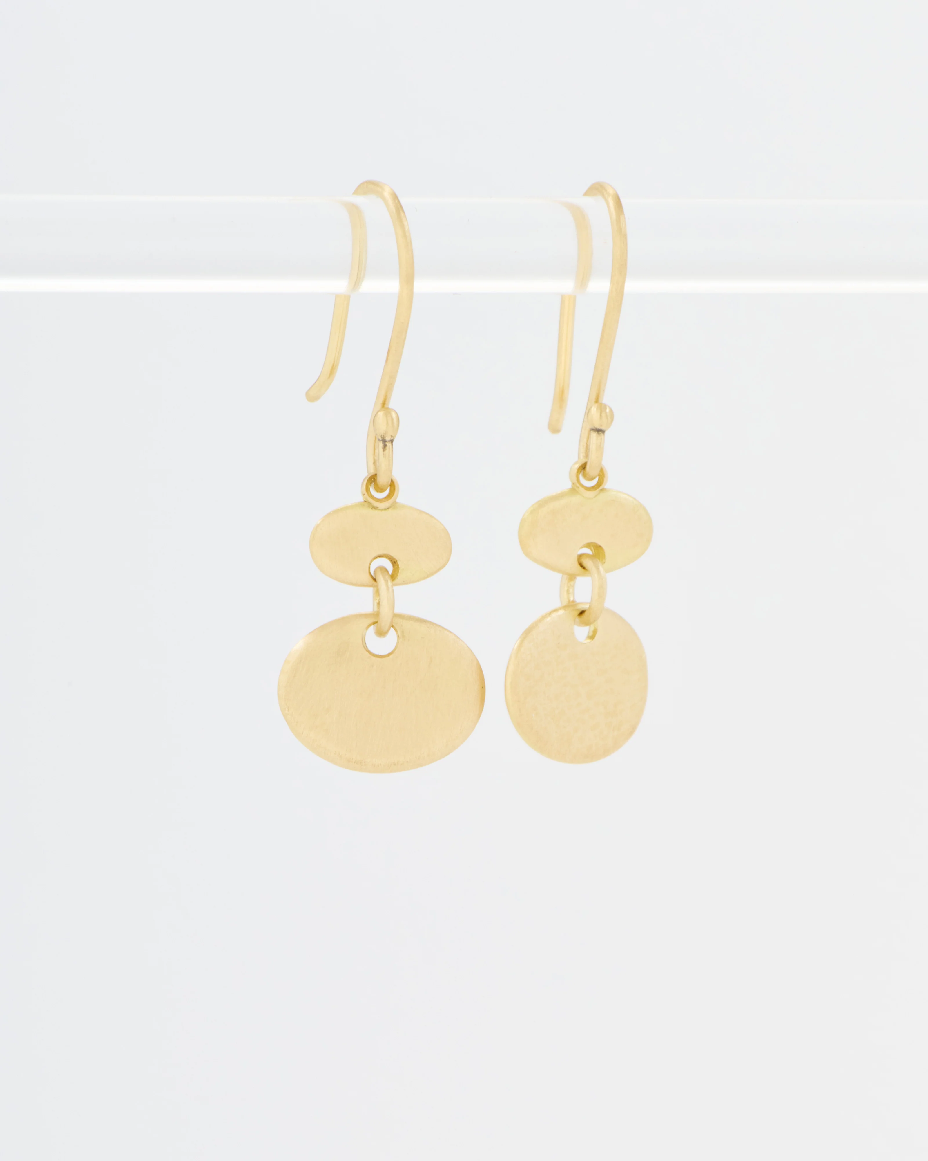 rain earrings 2 tier - Image 3